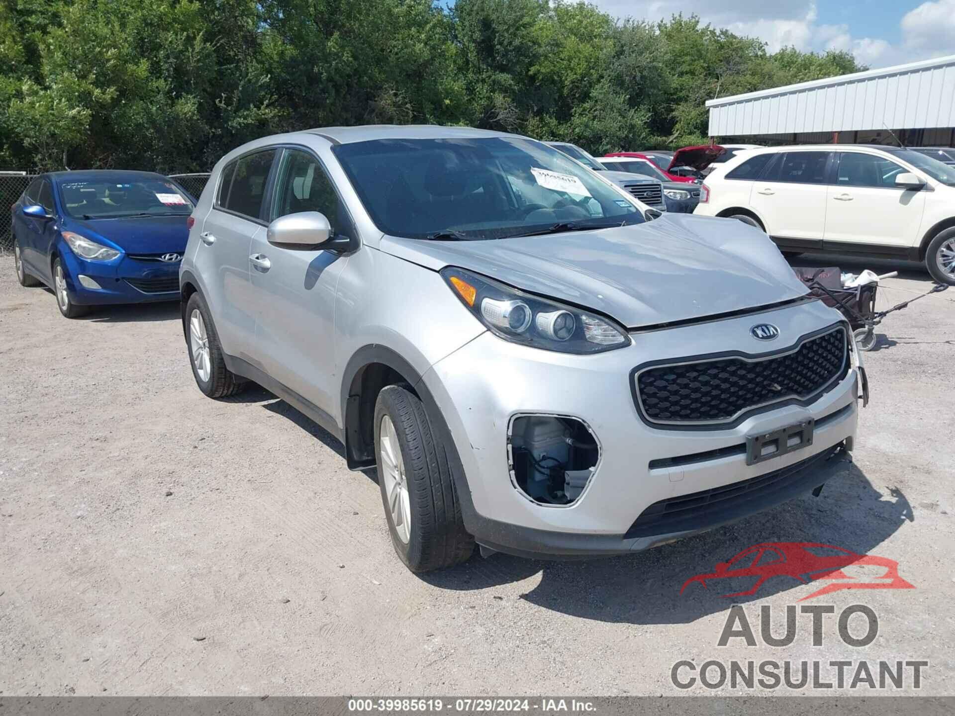 KIA SPORTAGE 2019 - KNDPM3AC3K7627038