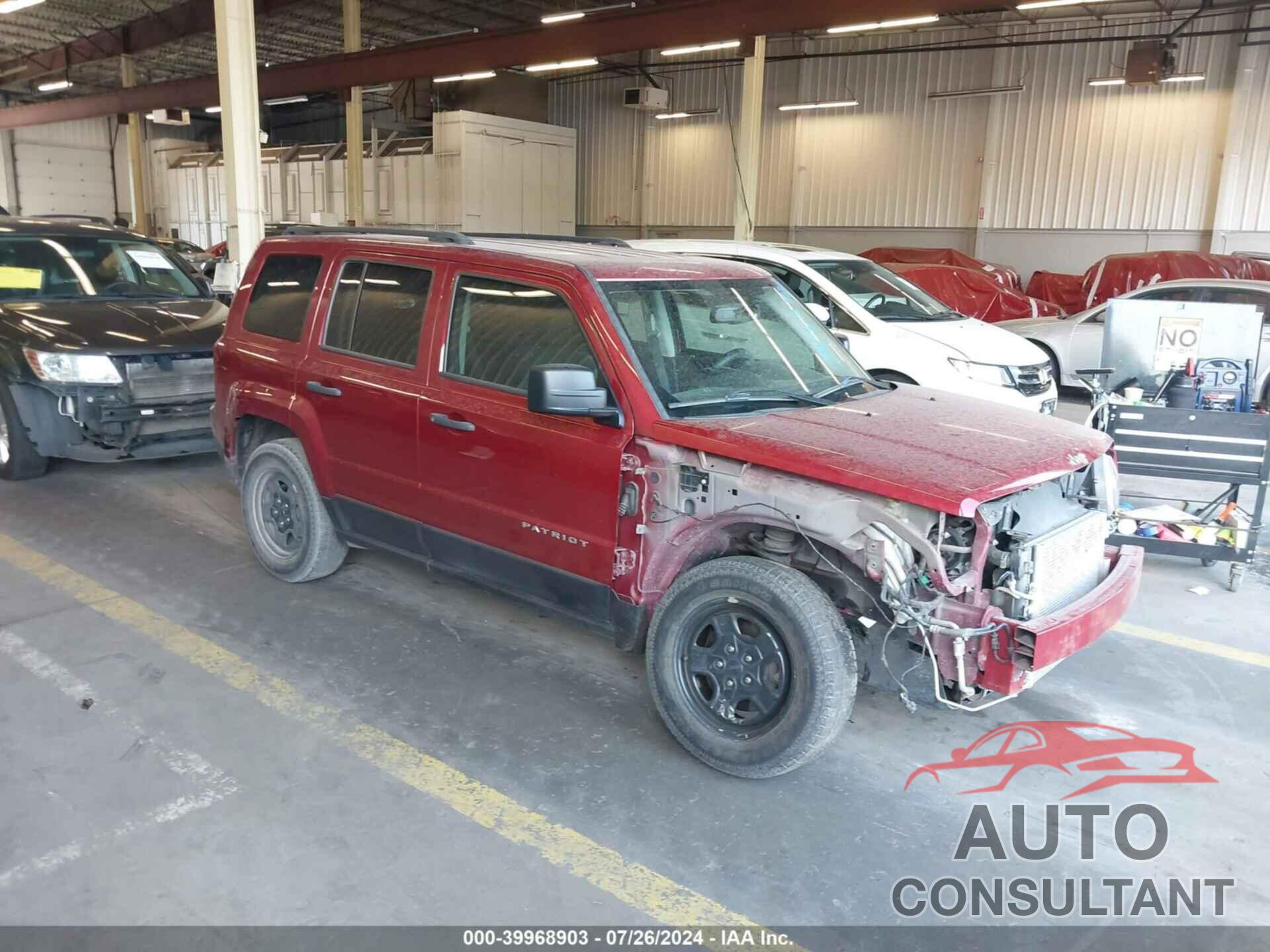 JEEP PATRIOT 2017 - 1C4NJRBB3HD165387