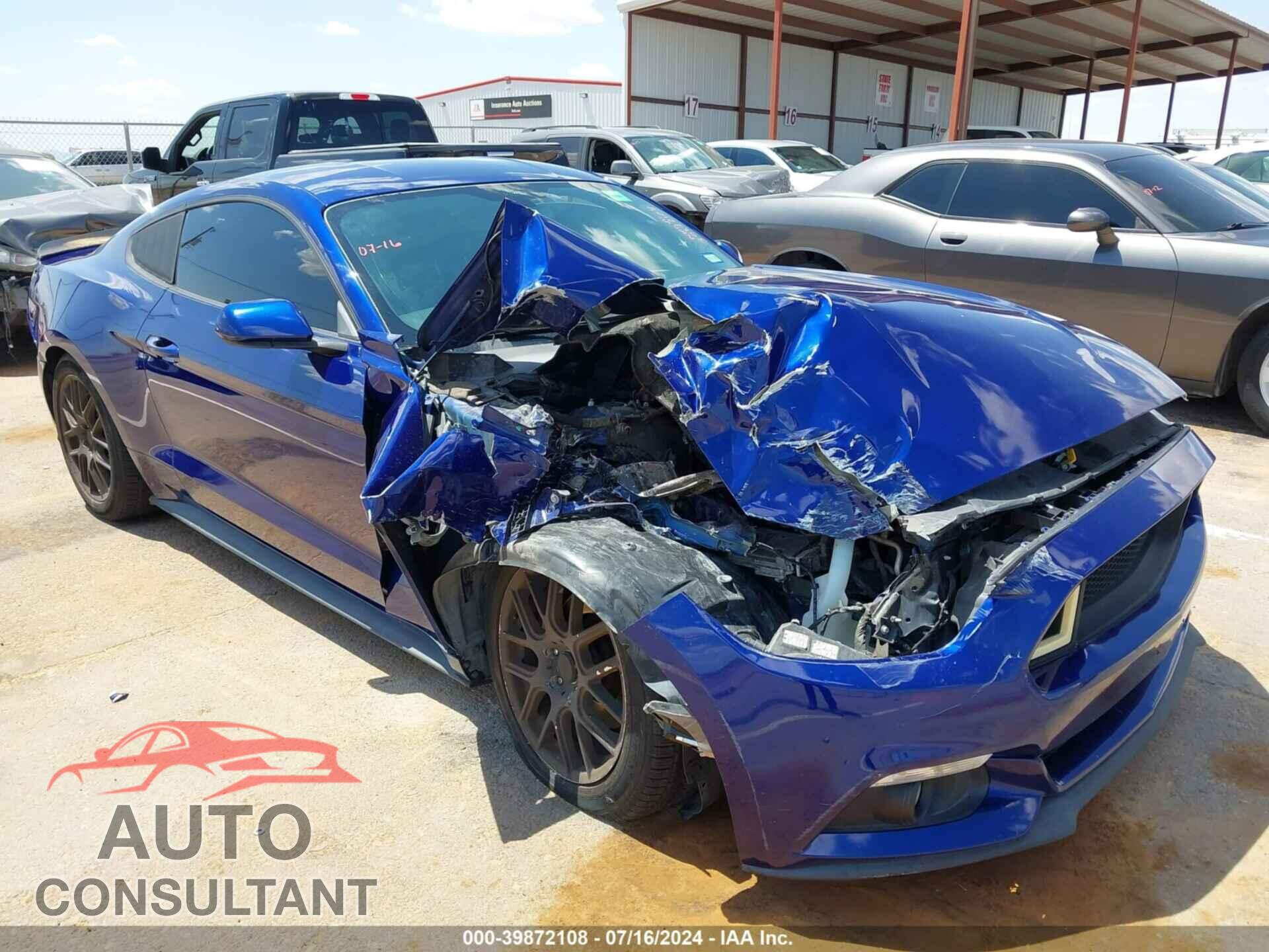 FORD MUSTANG 2016 - 1FA6P8TH9G5243699