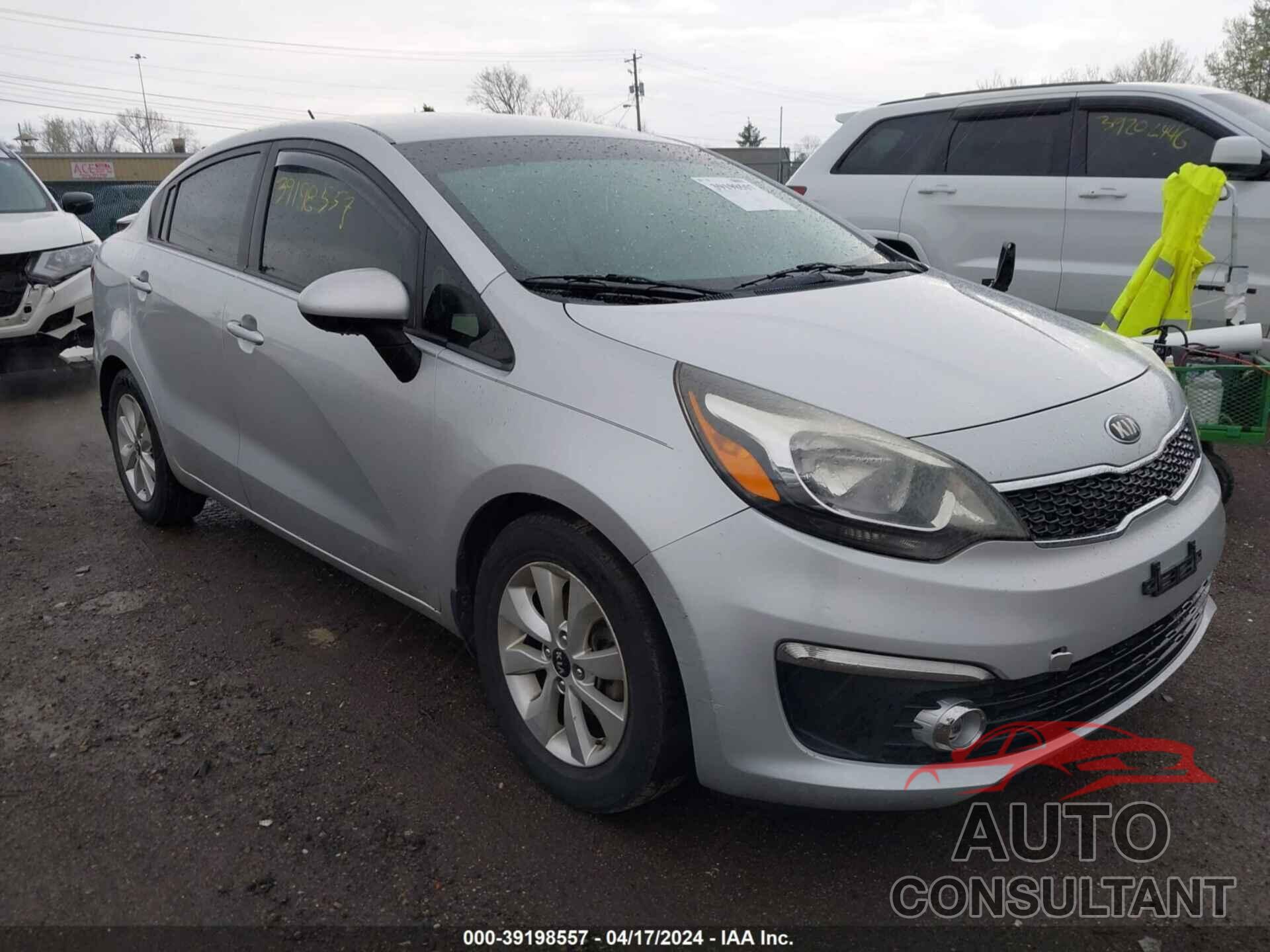 KIA RIO 2016 - KNADN4A39G6578539