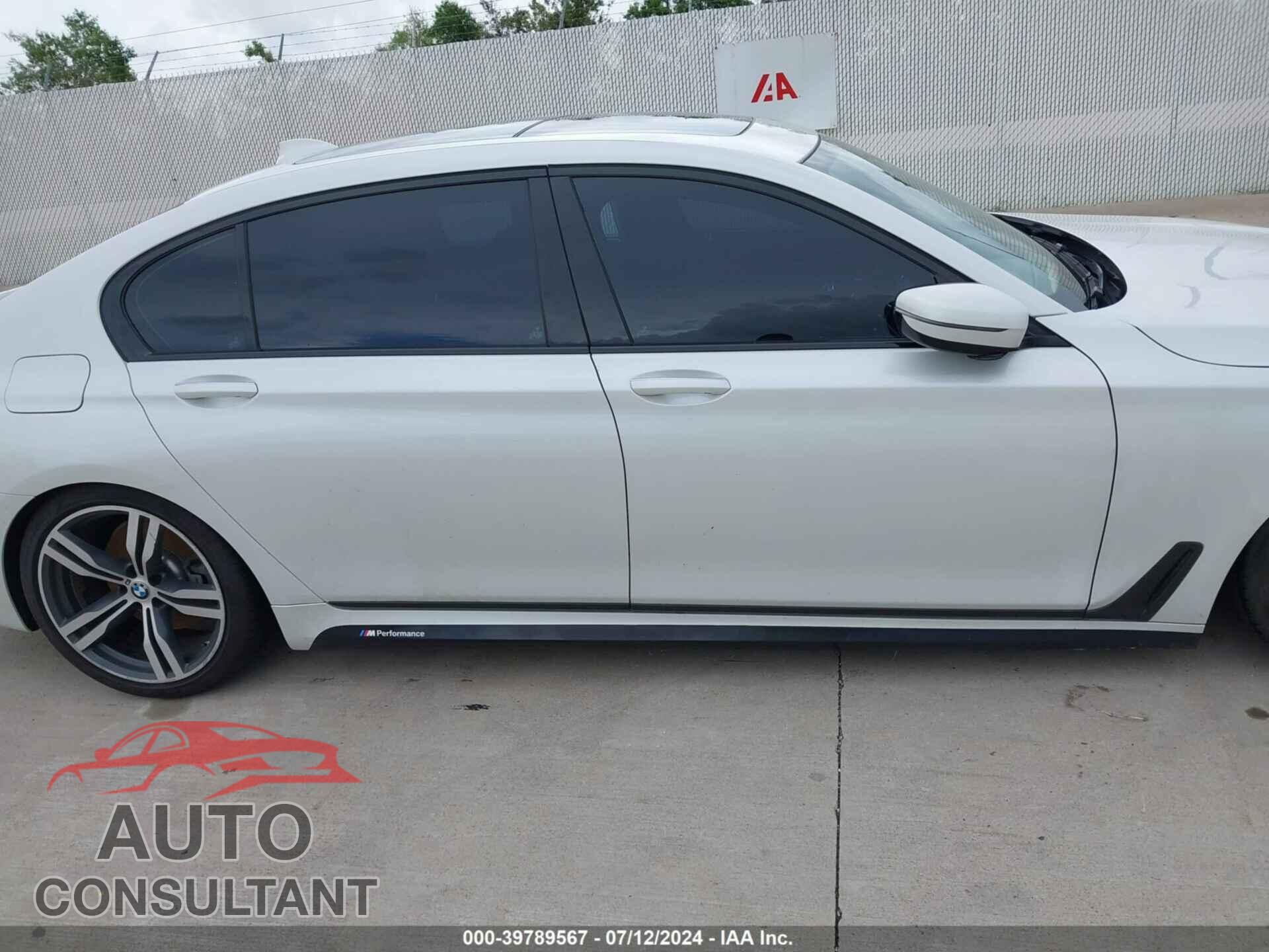 BMW 740I 2019 - WBA7E2C57KB217570