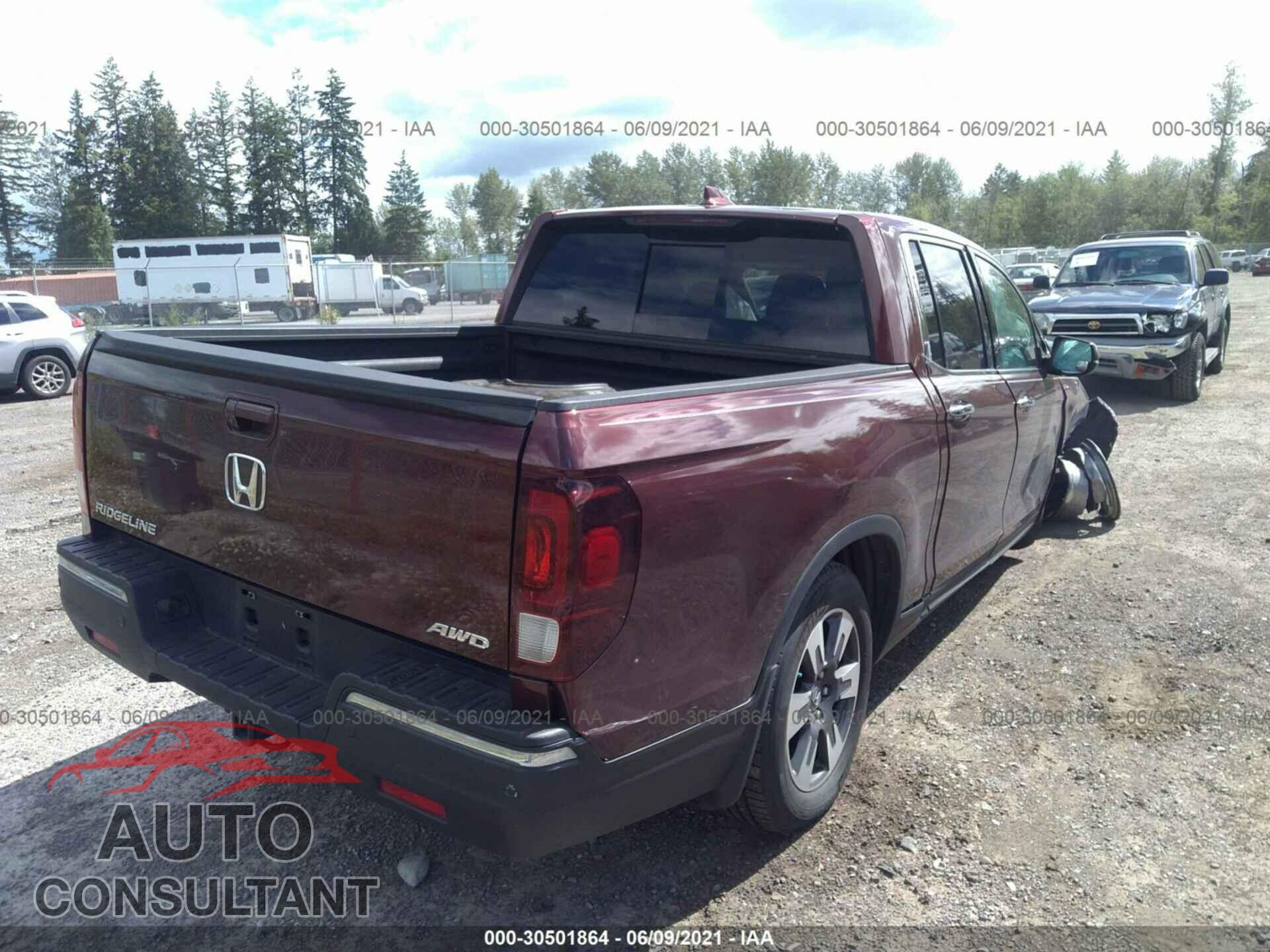HONDA RIDGELINE 2017 - 5FPYK3F77HB003310