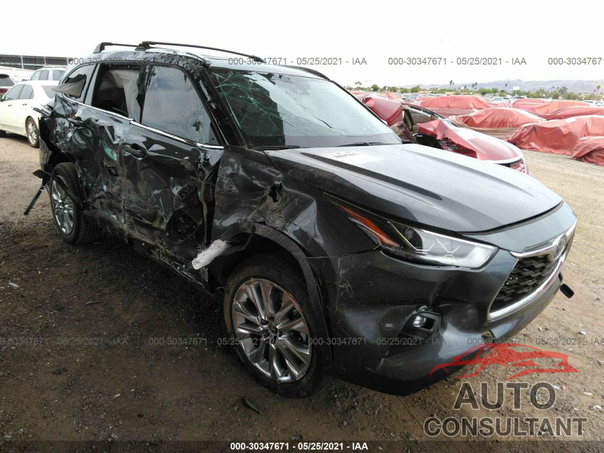 TOYOTA HIGHLANDER 2021 - 5TDYARAH4MS504935