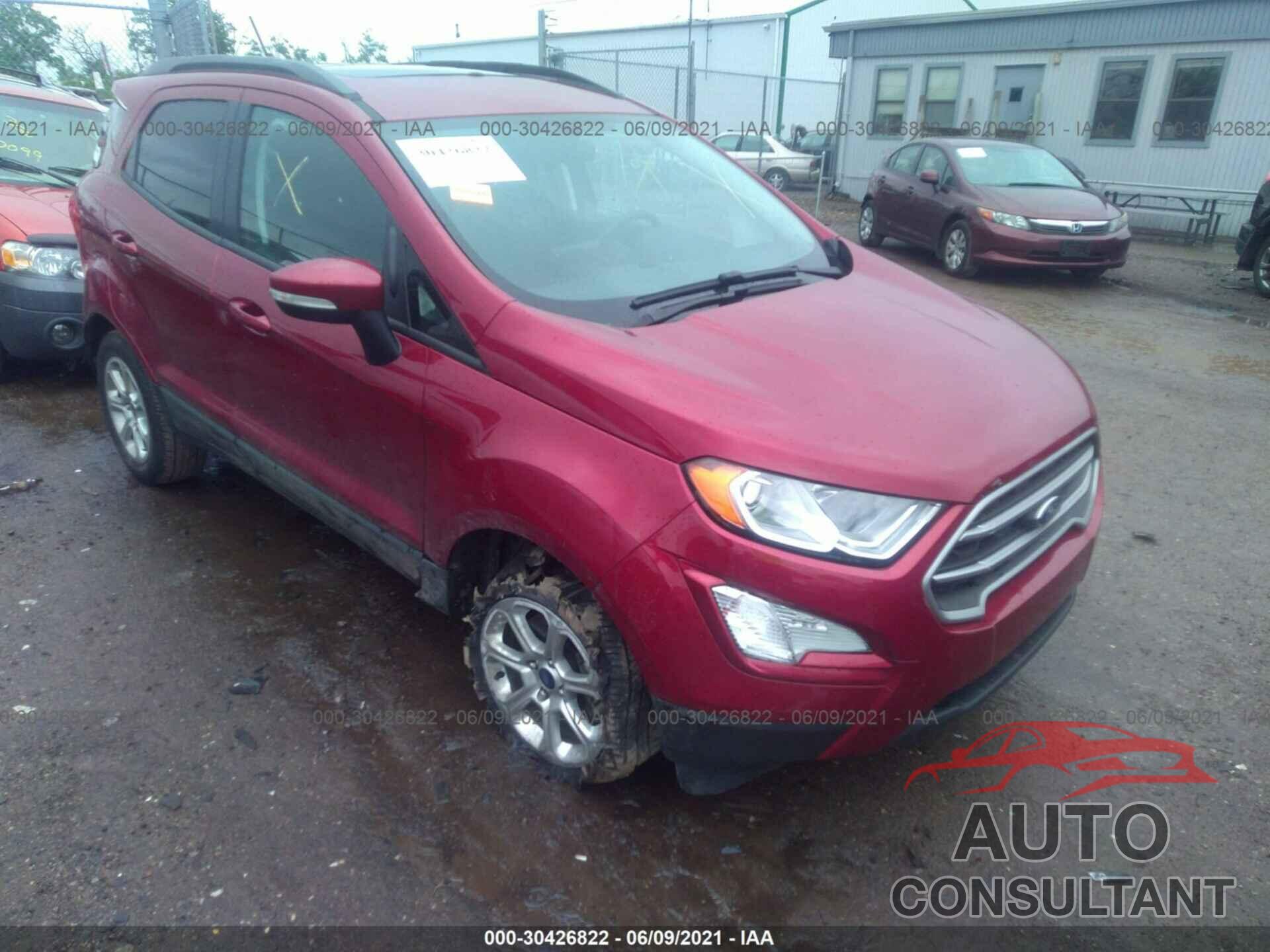 FORD ECOSPORT 2019 - MAJ3S2GE1KC289112