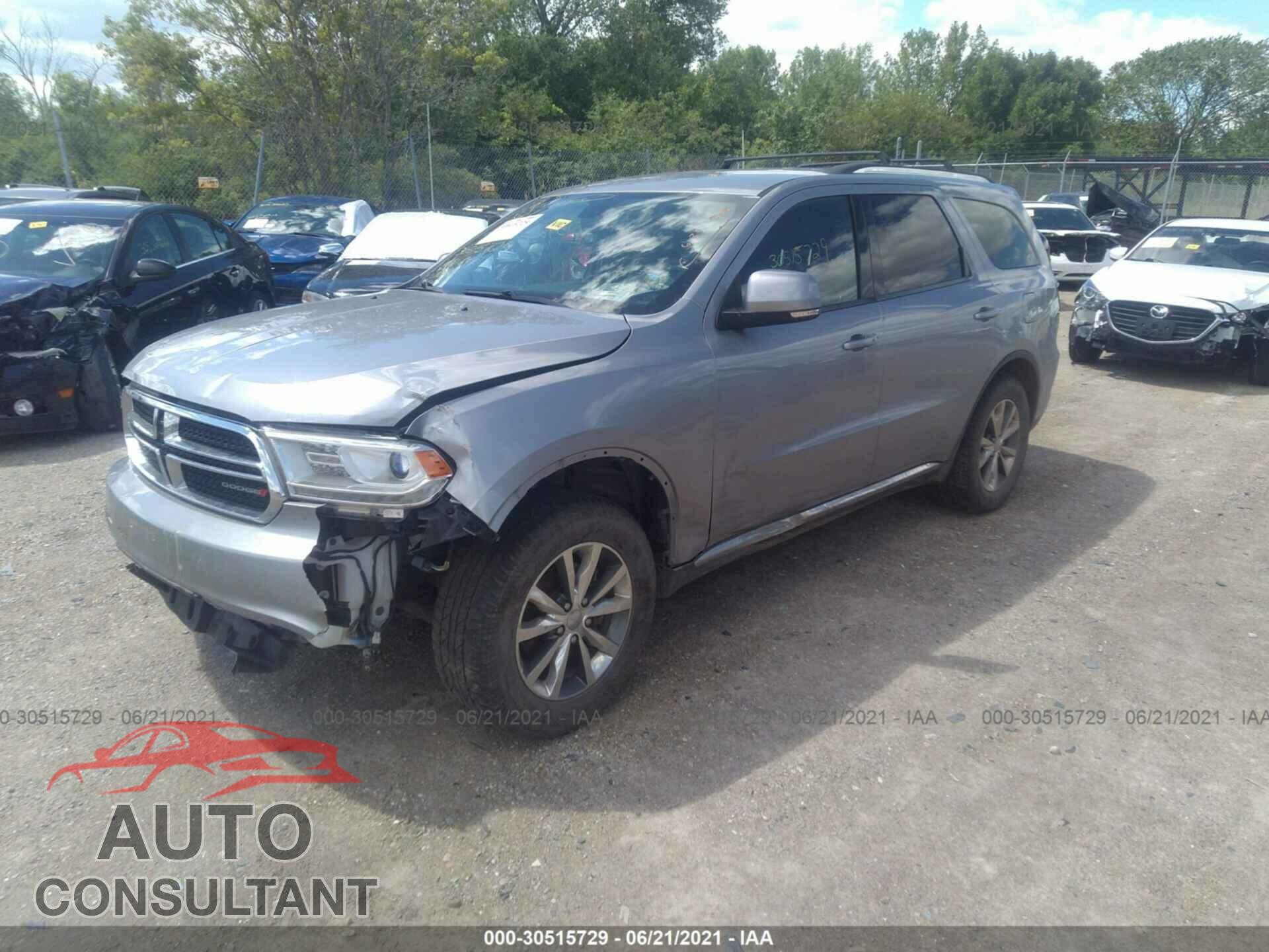 DODGE DURANGO 2016 - 1C4RDJDG3GC322956