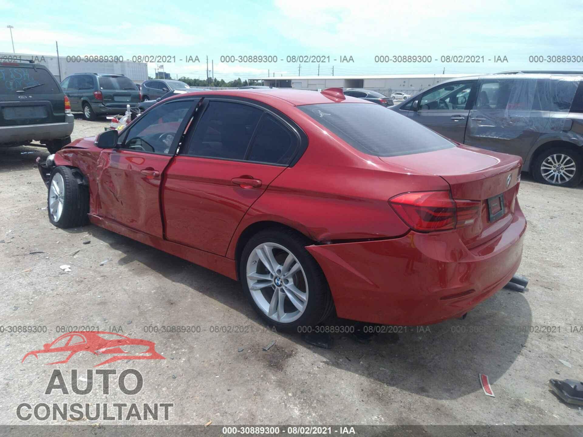 BMW 3 SERIES 2016 - WBA8E1G55GNU10332
