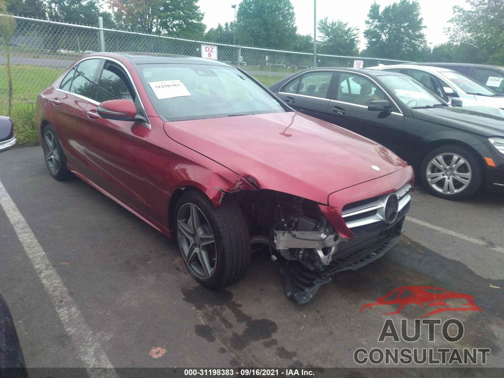 MERCEDES-BENZ C-CLASS 2016 - 55SWF4KB8GU141696