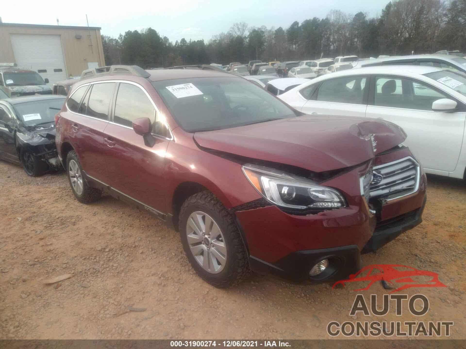 SUBARU OUTBACK 2017 - 4S4BSACCXH3311391