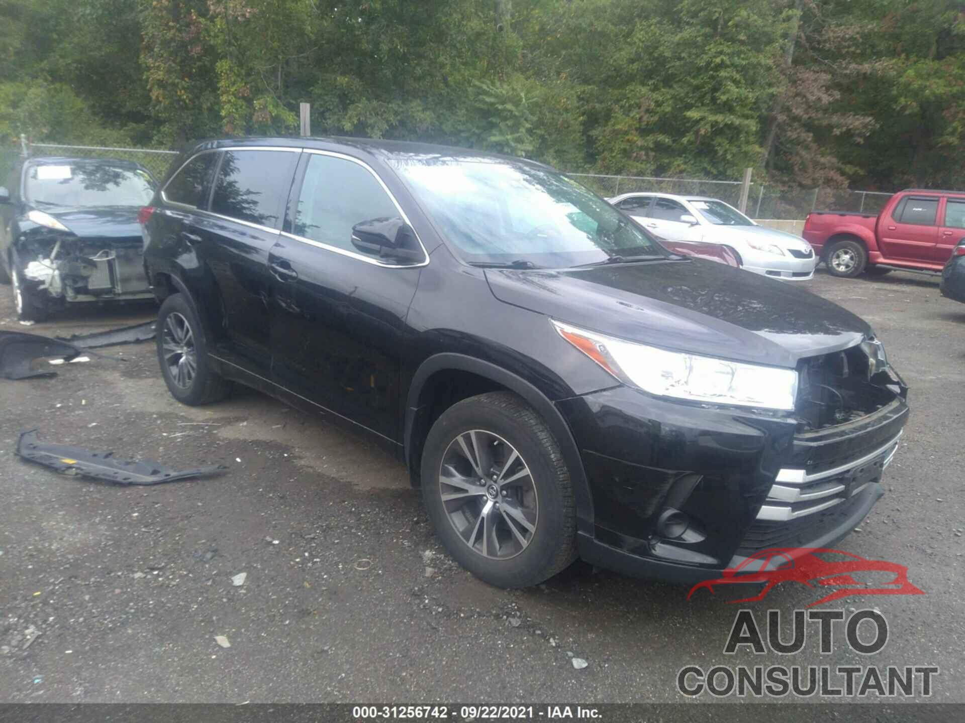 TOYOTA HIGHLANDER 2017 - 5TDBZRFHXHS436282