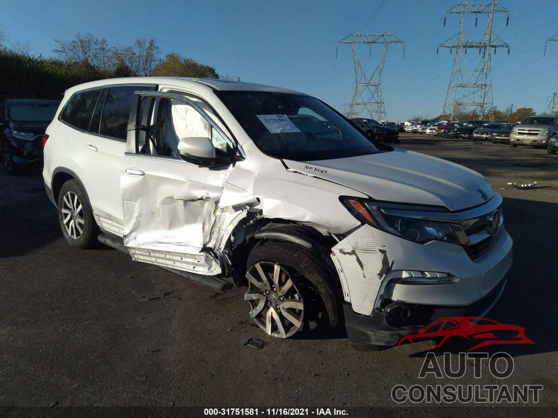 HONDA PILOT 2020 - 5FNYF6H52LB012936