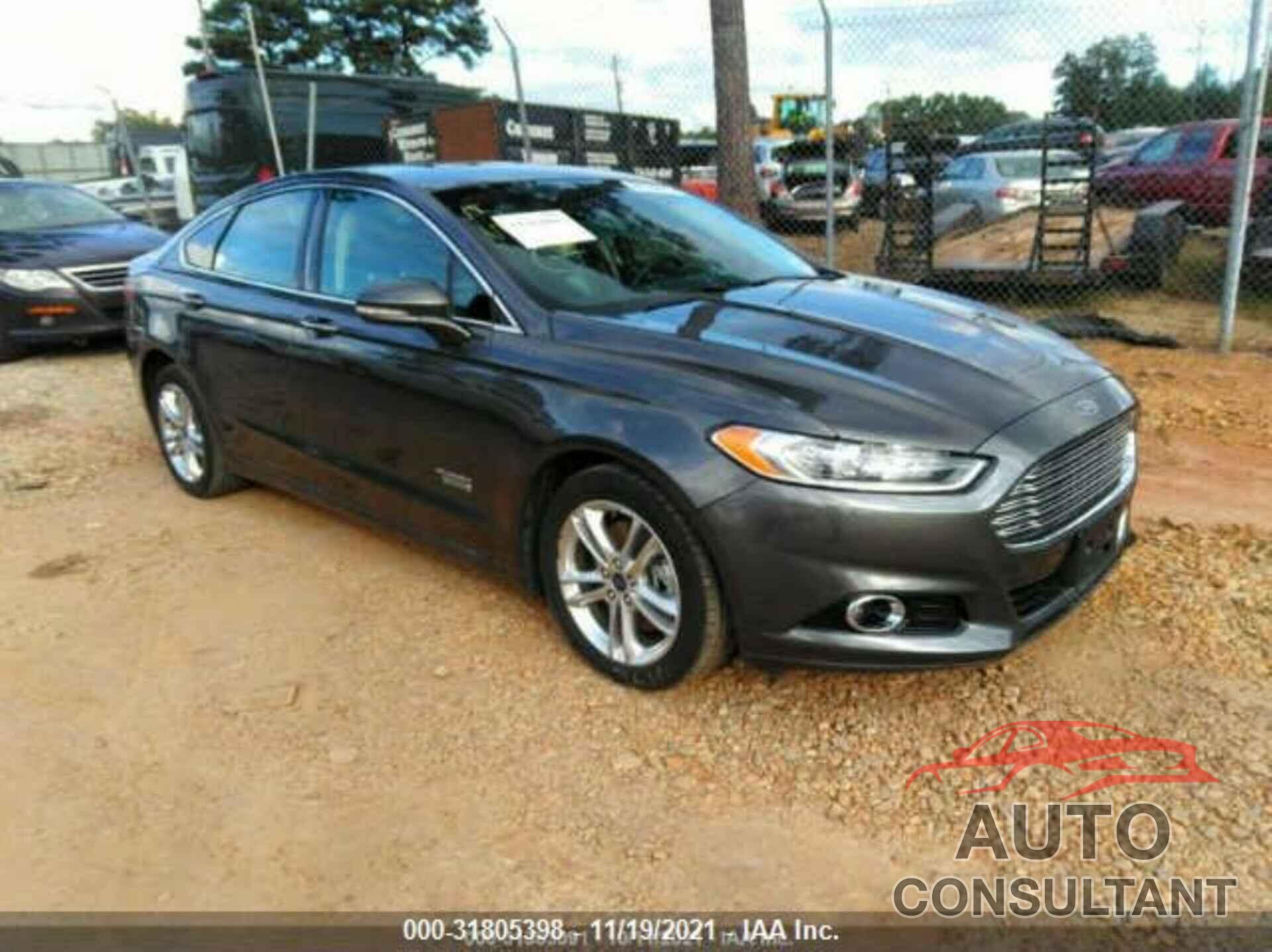 FORD FUSION ENERGI 2016 - 3FA6P0SU3GR165398