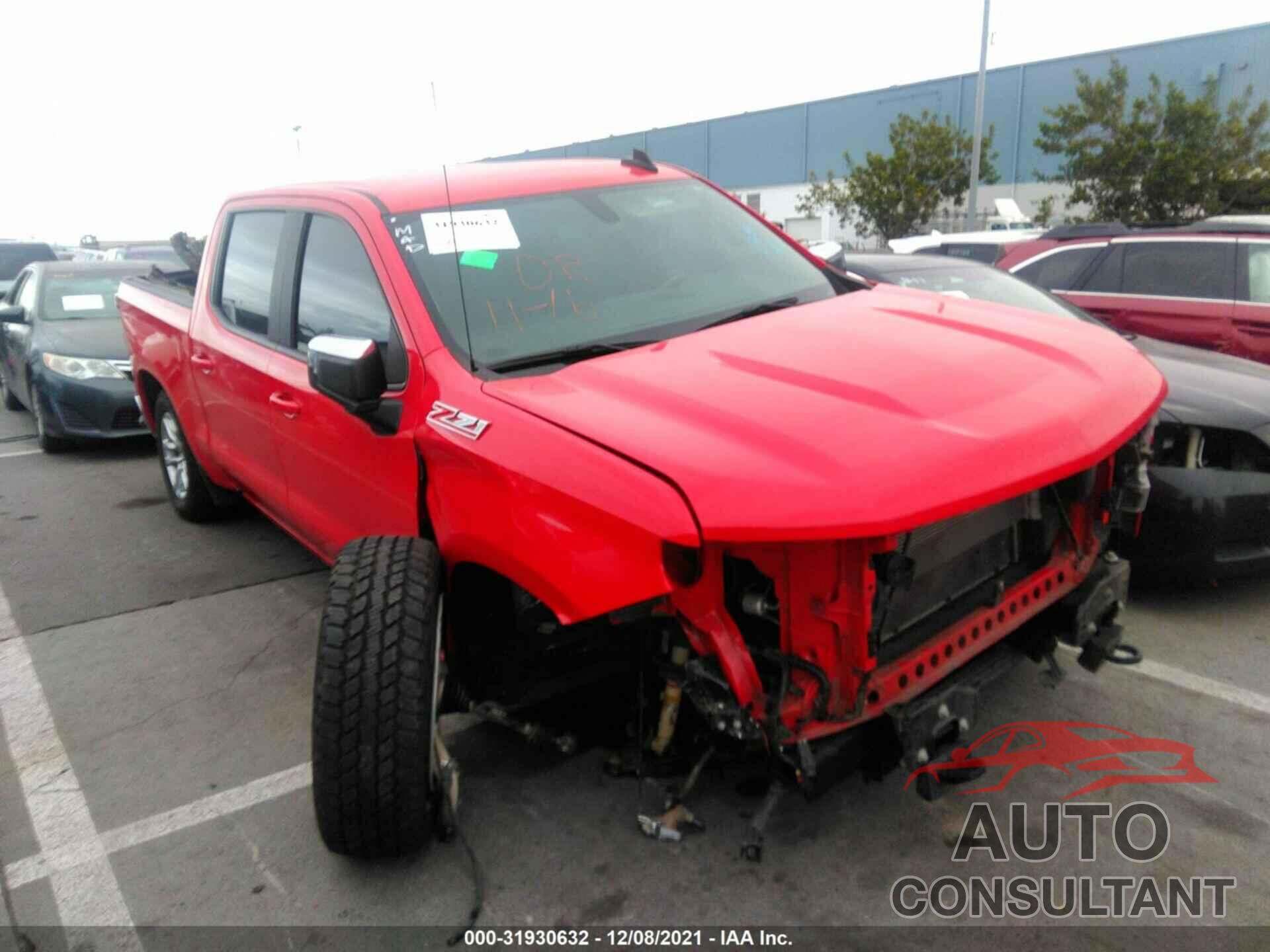 CHEVROLET SILVERADO 1500 2019 - 1GCUYDED9KZ157490