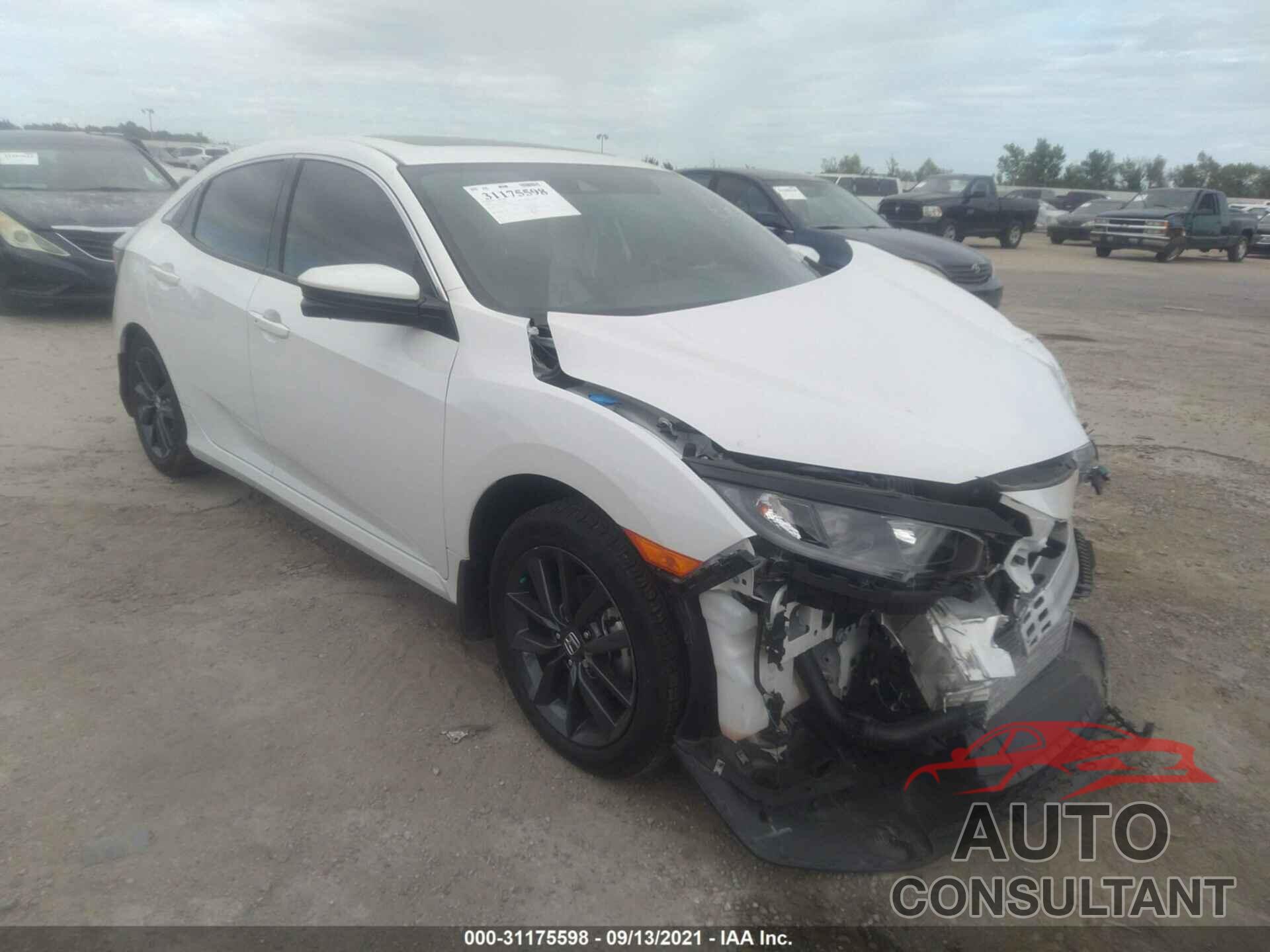 HONDA CIVIC HATCHBACK 2021 - SHHFK7H6XMU220354