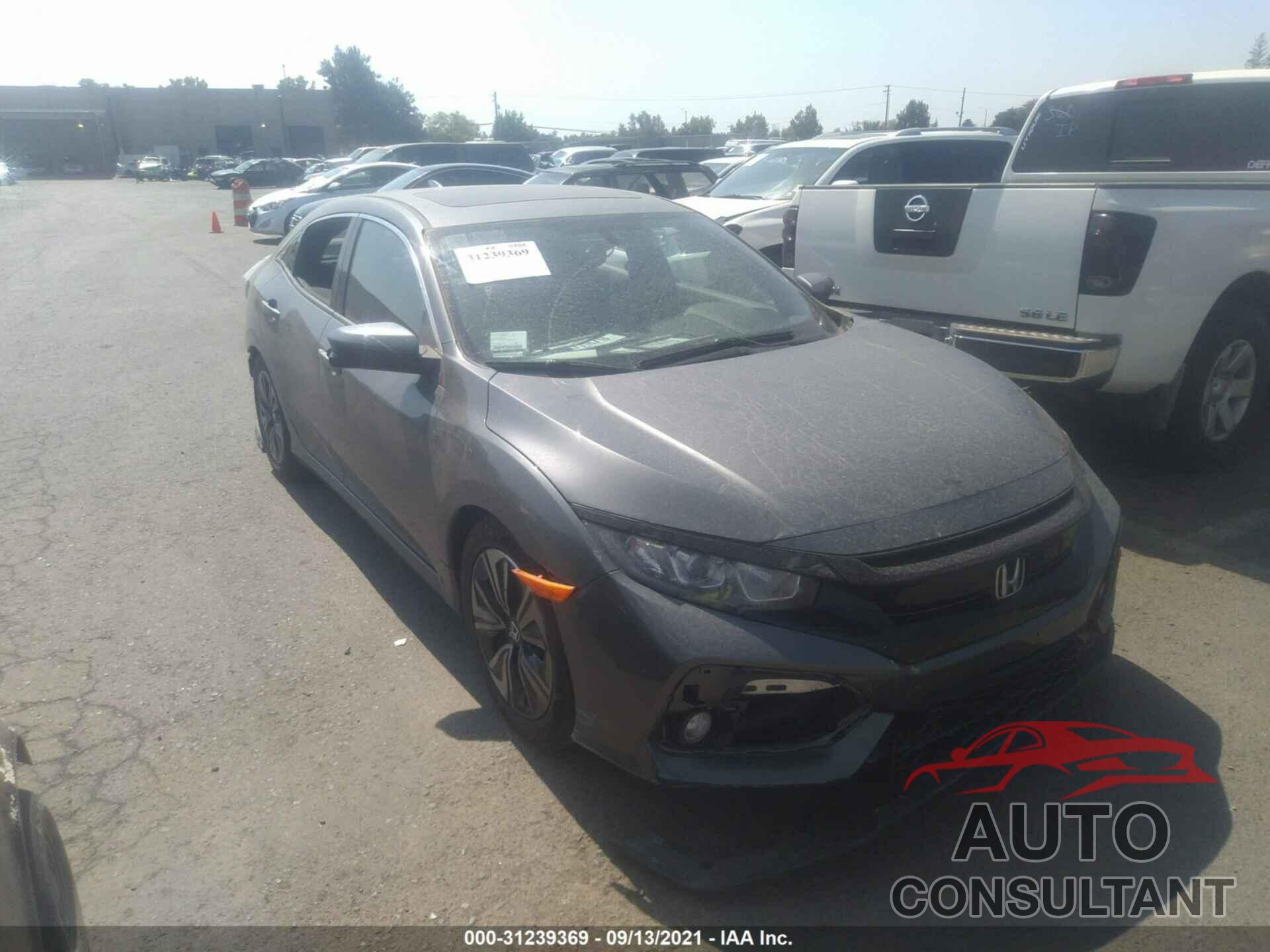 HONDA CIVIC HATCHBACK 2017 - SHHFK7H71HU404435