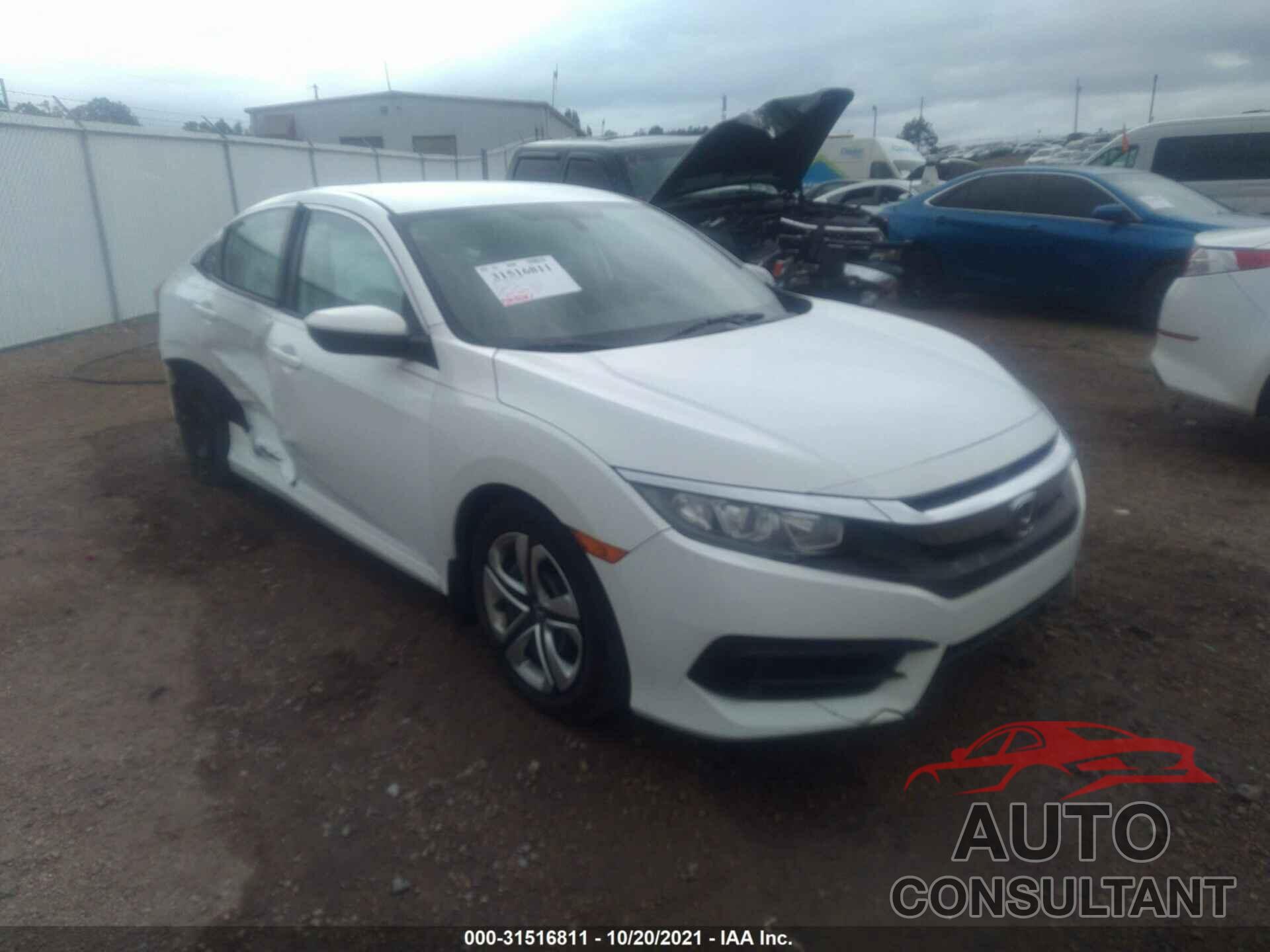 HONDA CIVIC SEDAN 2016 - 19XFC2F50GE041388