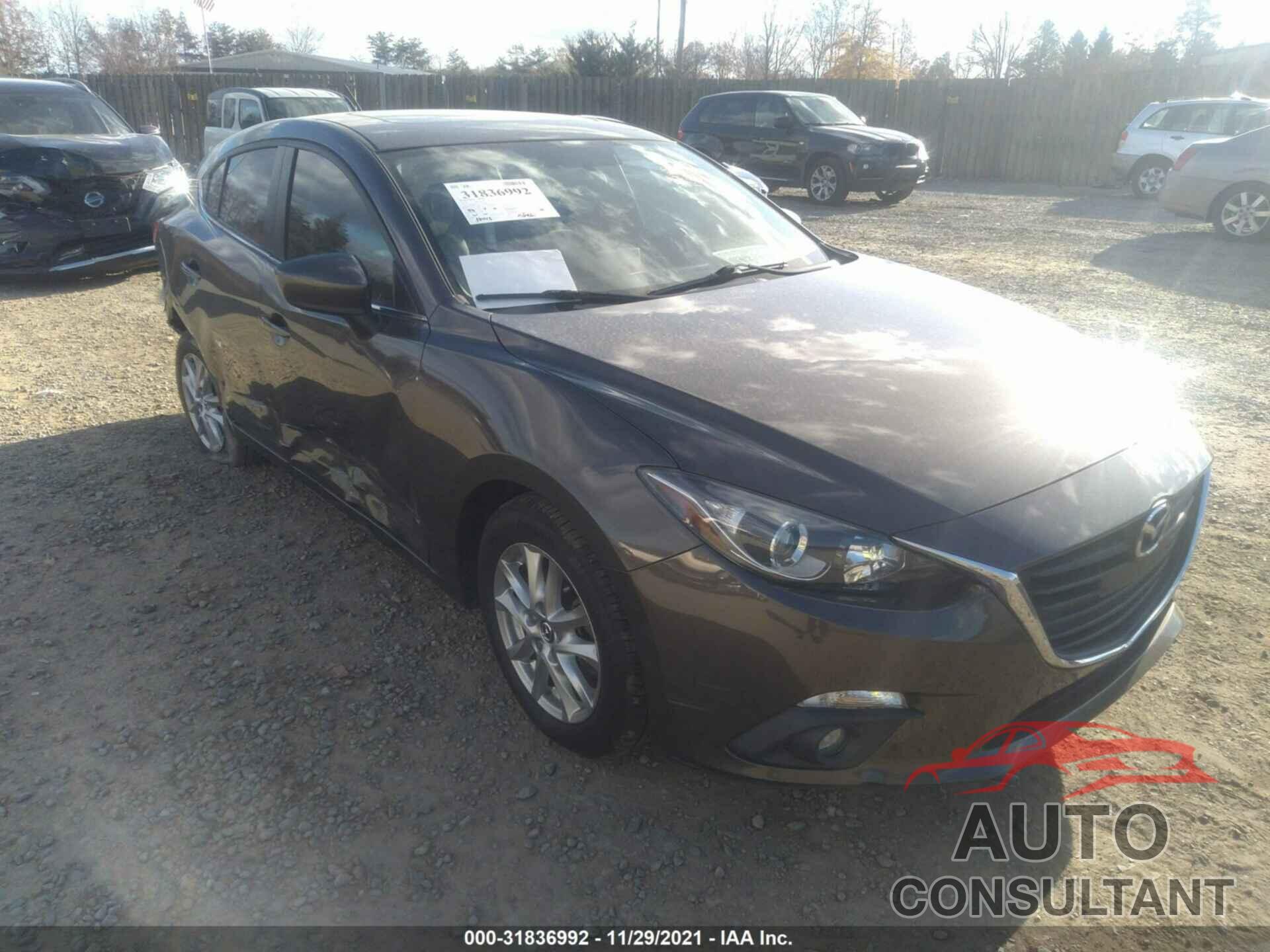 MAZDA MAZDA3 2016 - JM1BM1L76G1314641