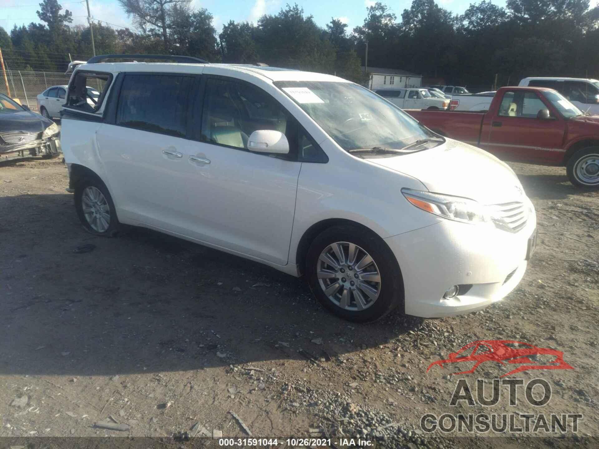 TOYOTA SIENNA 2017 - 5TDYZ3DC9HS808516