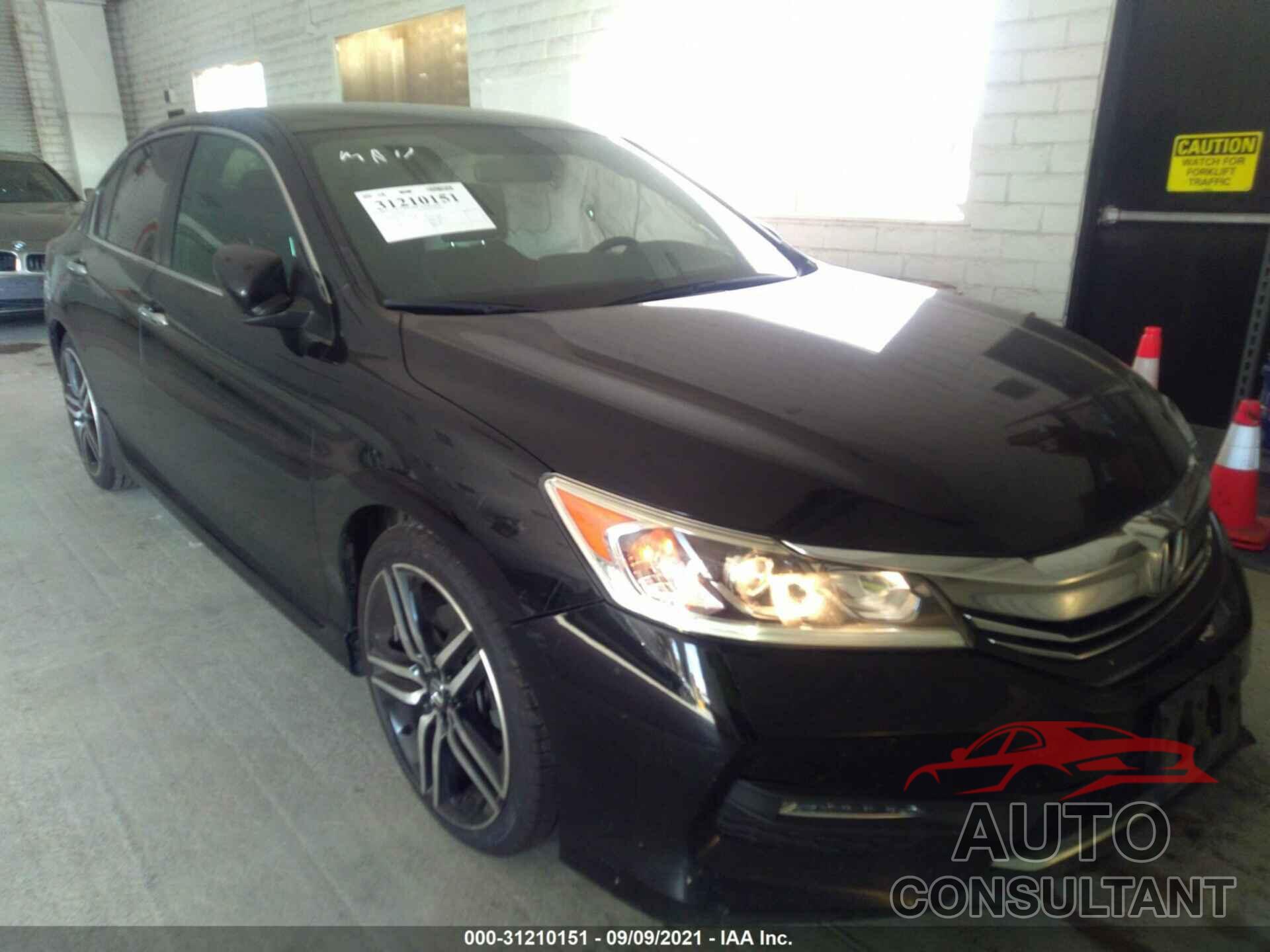HONDA ACCORD SEDAN 2016 - 1HGCR2F52GA020340