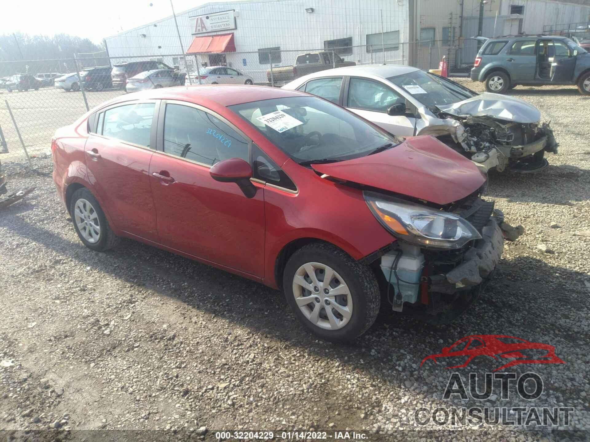 KIA RIO 2017 - KNADM4A3XH6100392