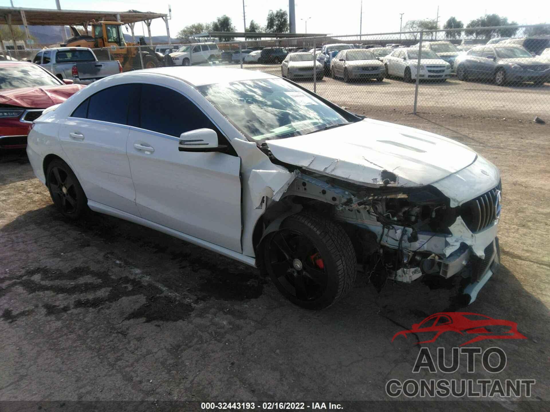 MERCEDES-BENZ CLA 2016 - WDDSJ4EB9GN362077
