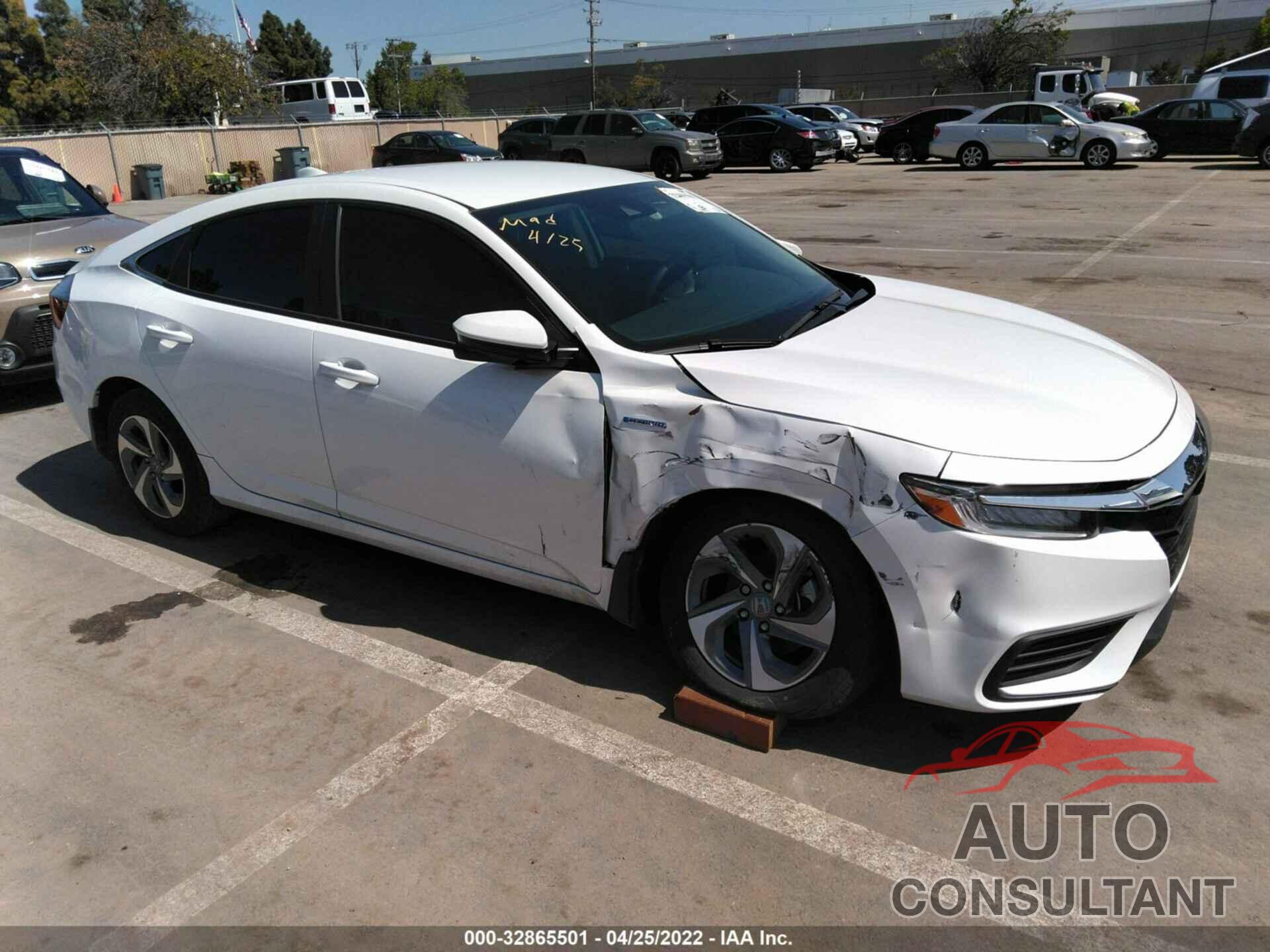 HONDA INSIGHT 2020 - 19XZE4F55LE009355