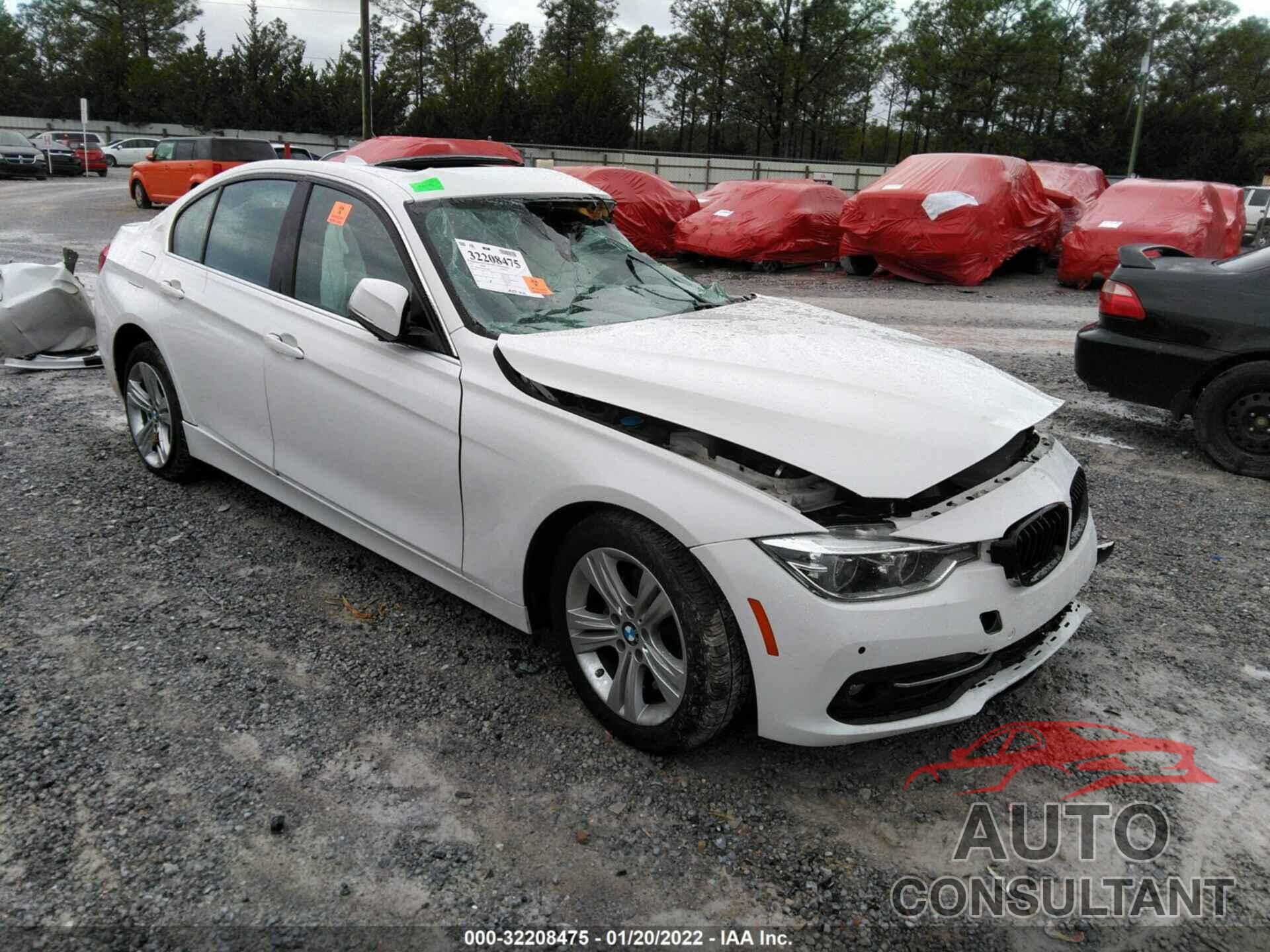 BMW 3 SERIES 2017 - WBA8B9G30HNU54679