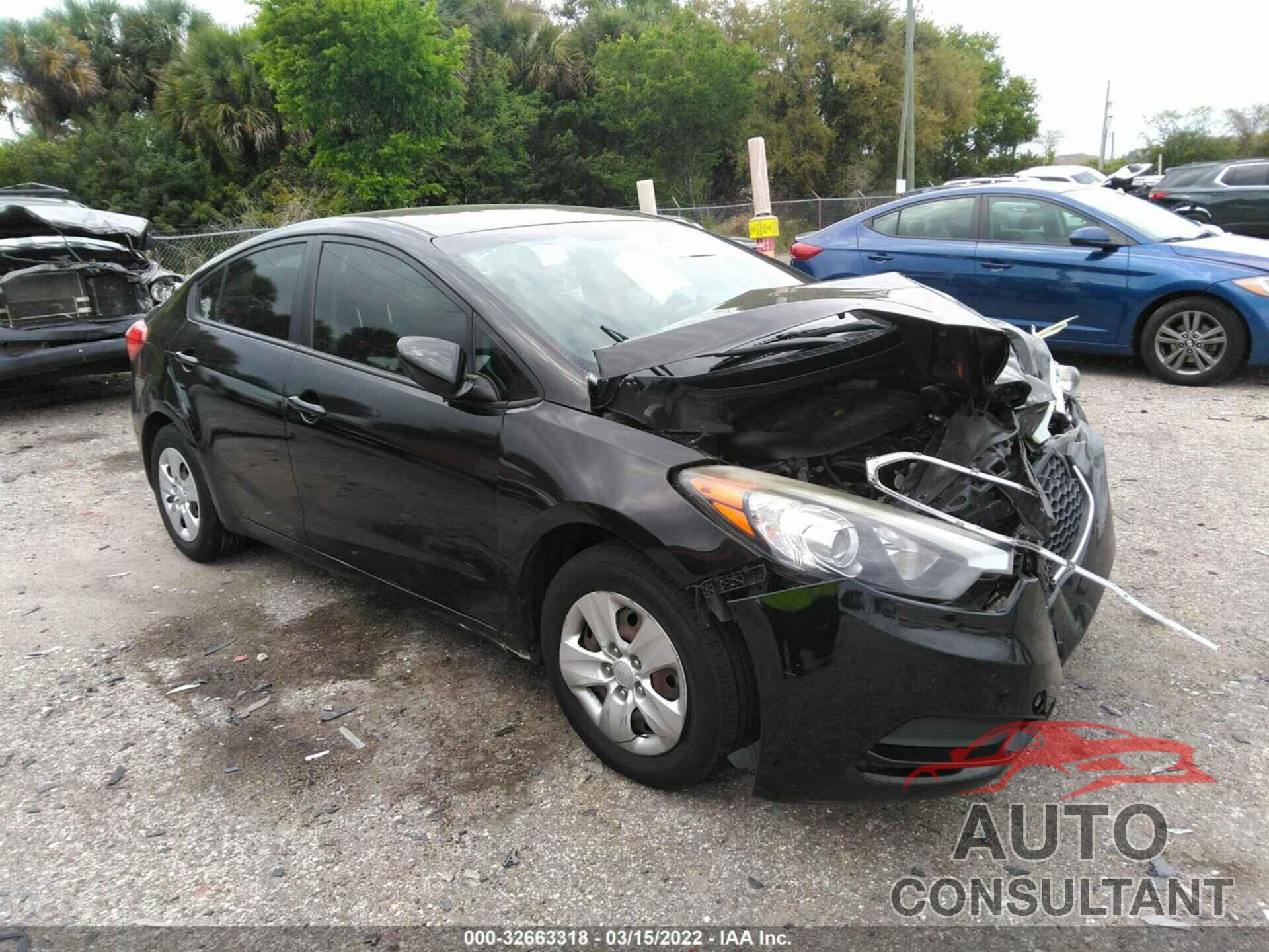 KIA FORTE 2016 - KNAFK4A63G5501800