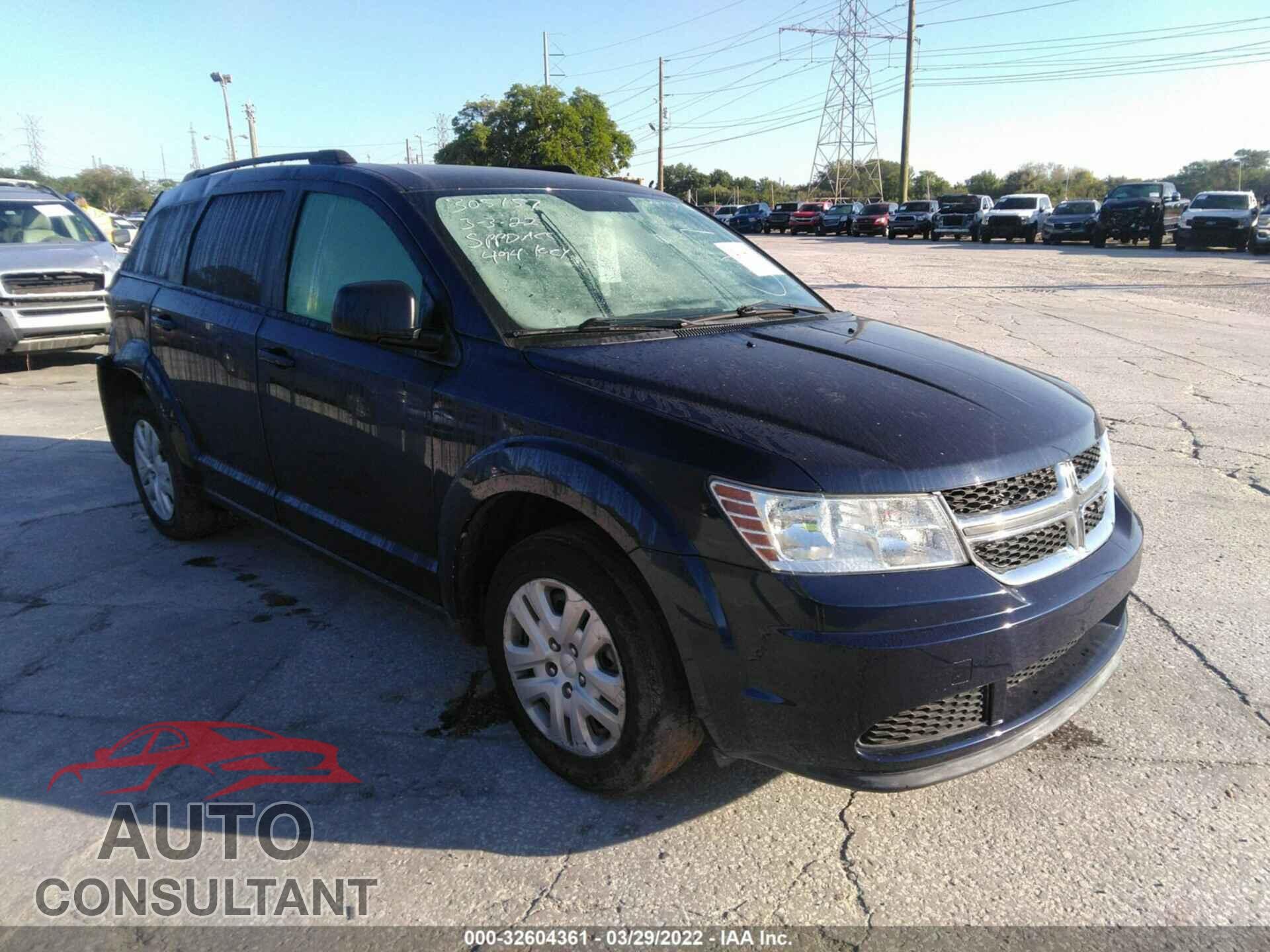 DODGE JOURNEY 2017 - 3C4PDCAB8HT519266