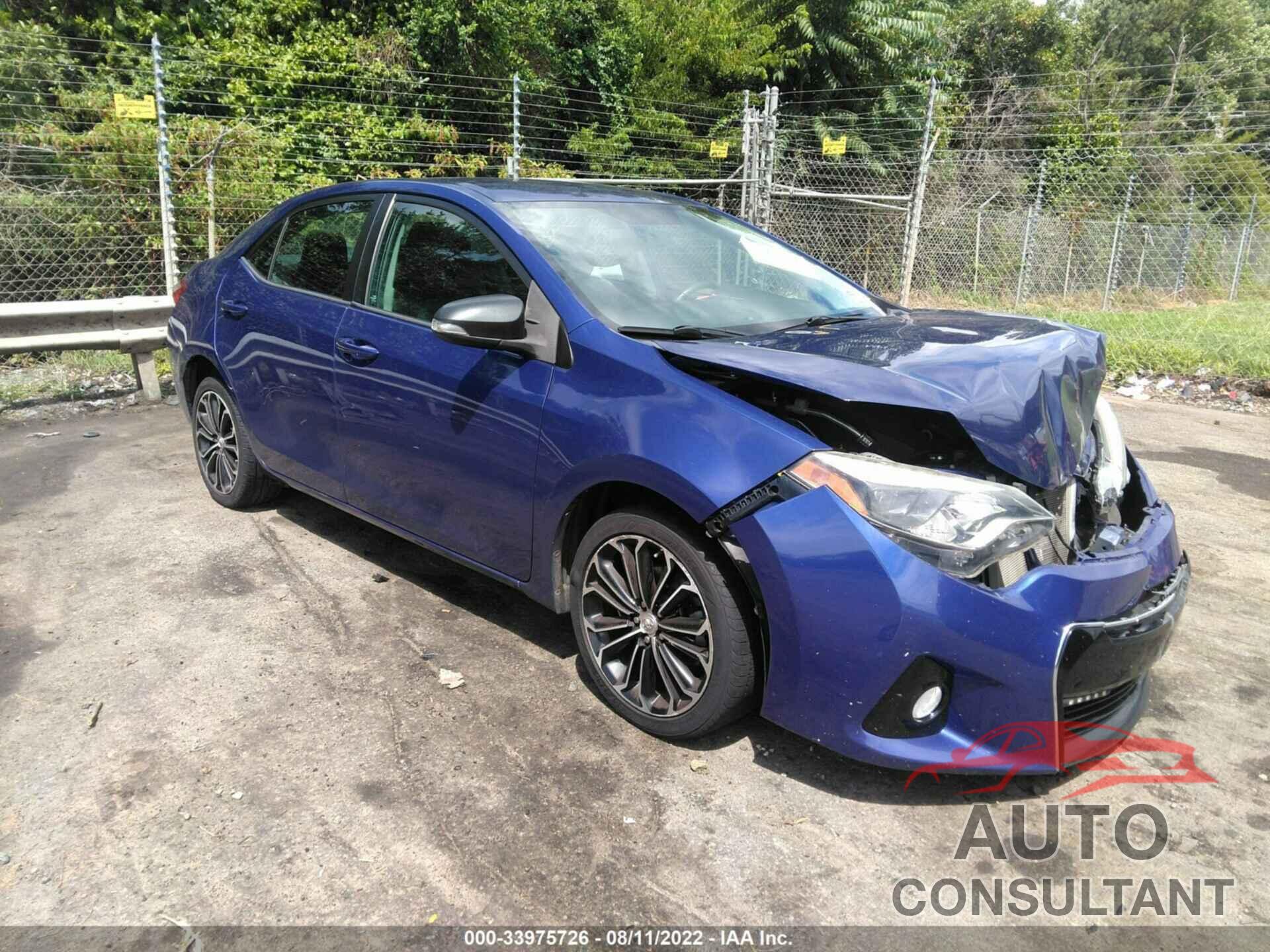 TOYOTA COROLLA 2016 - 2T1BURHE0GC718522