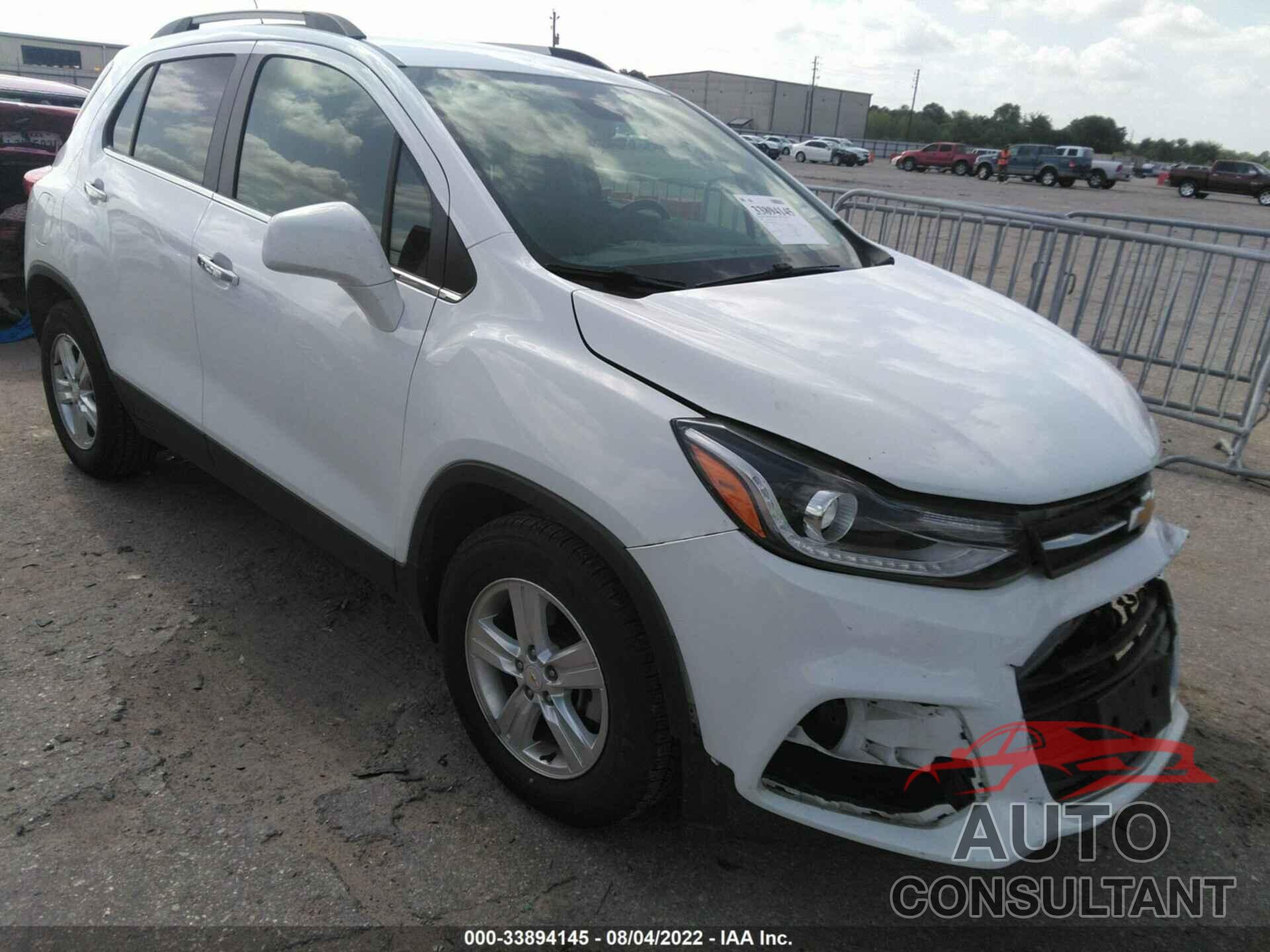 CHEVROLET TRAX 2018 - KL7CJLSB8JB643628