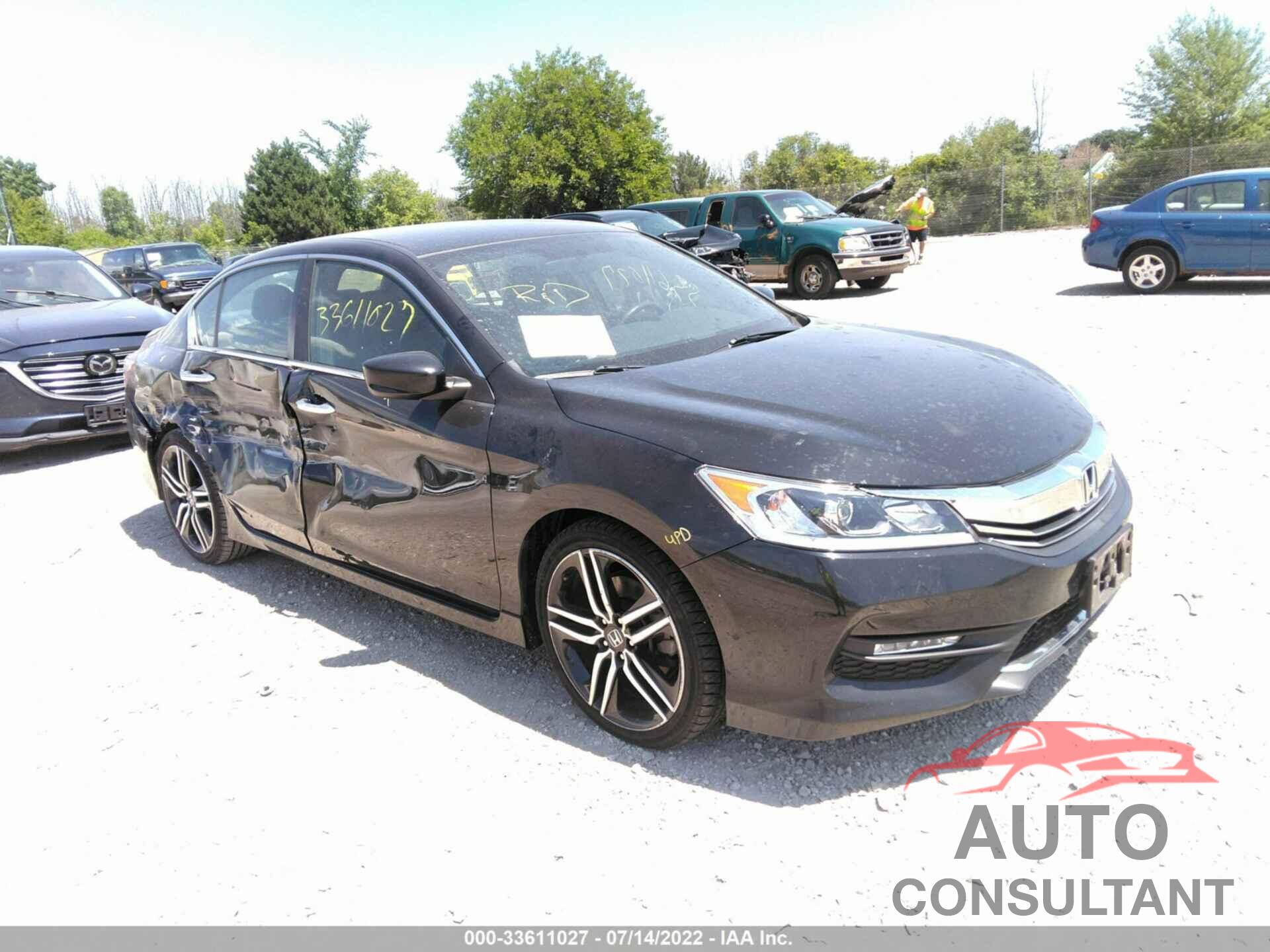 HONDA ACCORD SEDAN 2016 - 1HGCR2F5XGA117236