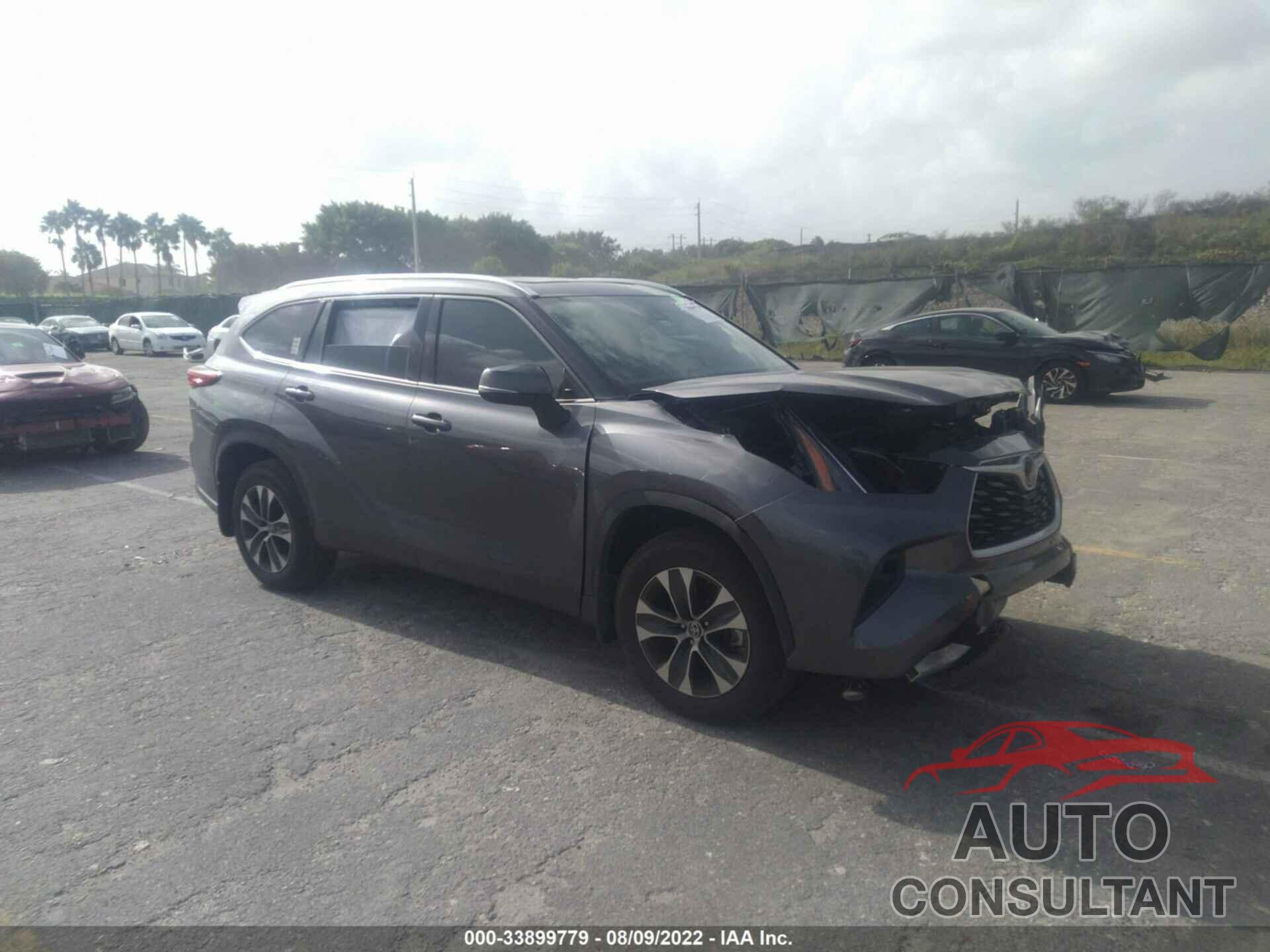 TOYOTA HIGHLANDER 2021 - 5TDGZRBH5MS128099