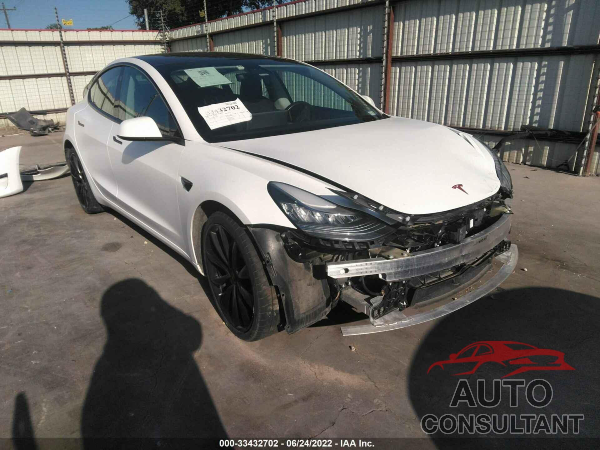 TESLA MODEL 3 2018 - 5YJ3E1EB6JF170865