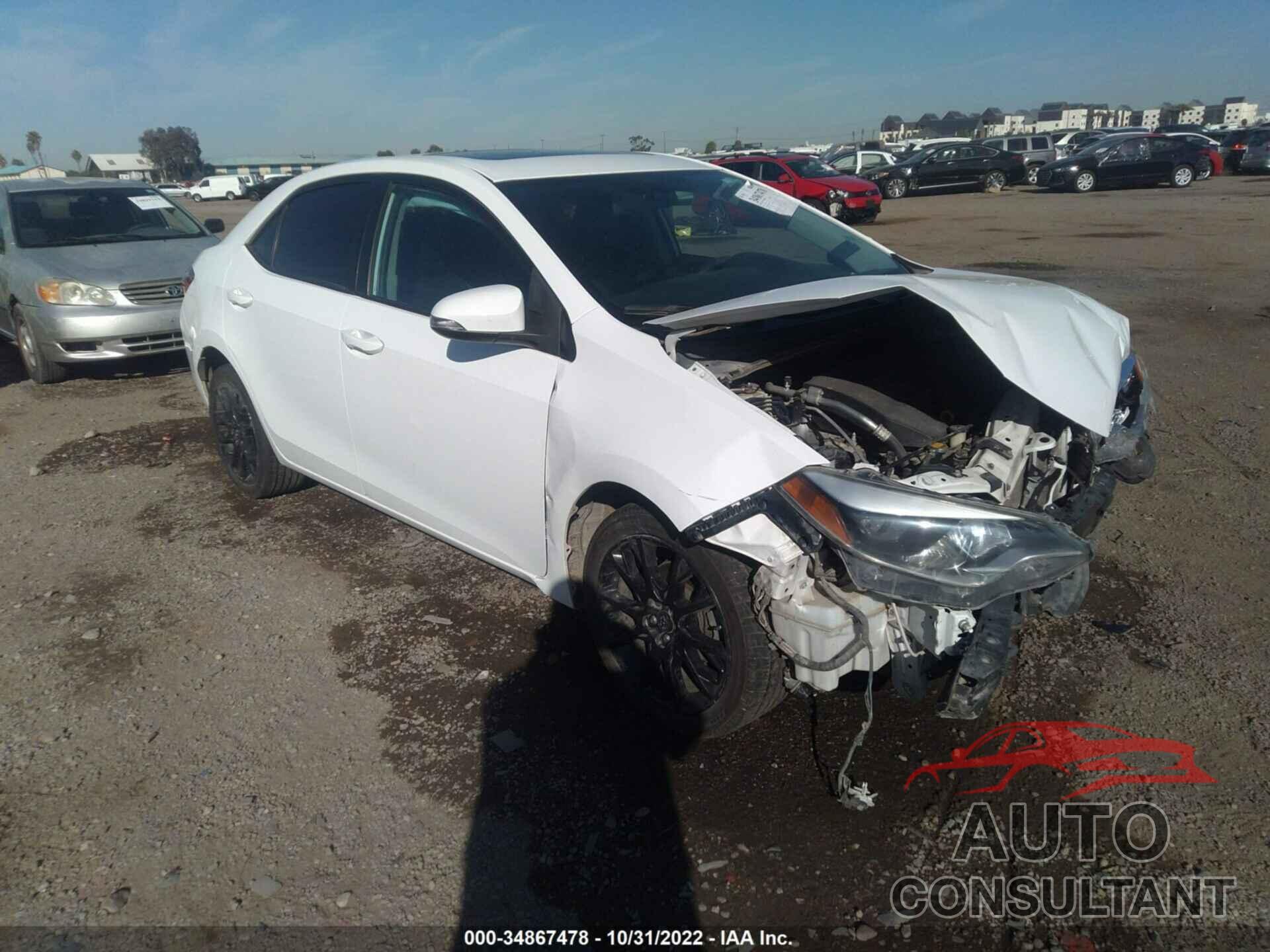 TOYOTA COROLLA 2016 - 2T1BURHE8GC504863