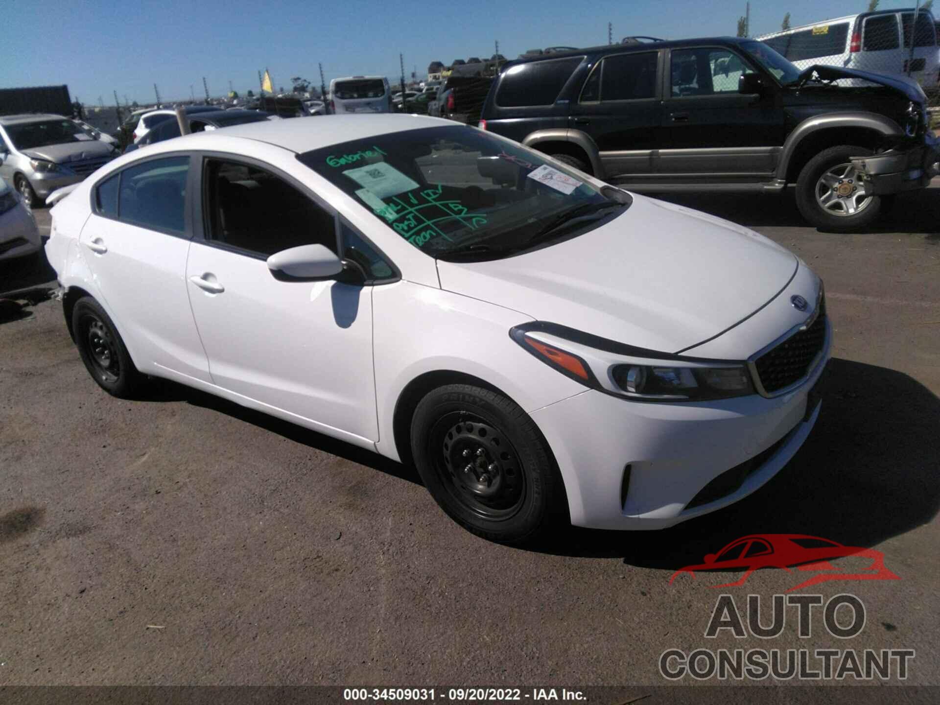 KIA FORTE 2017 - 3KPFK4A70HE012160