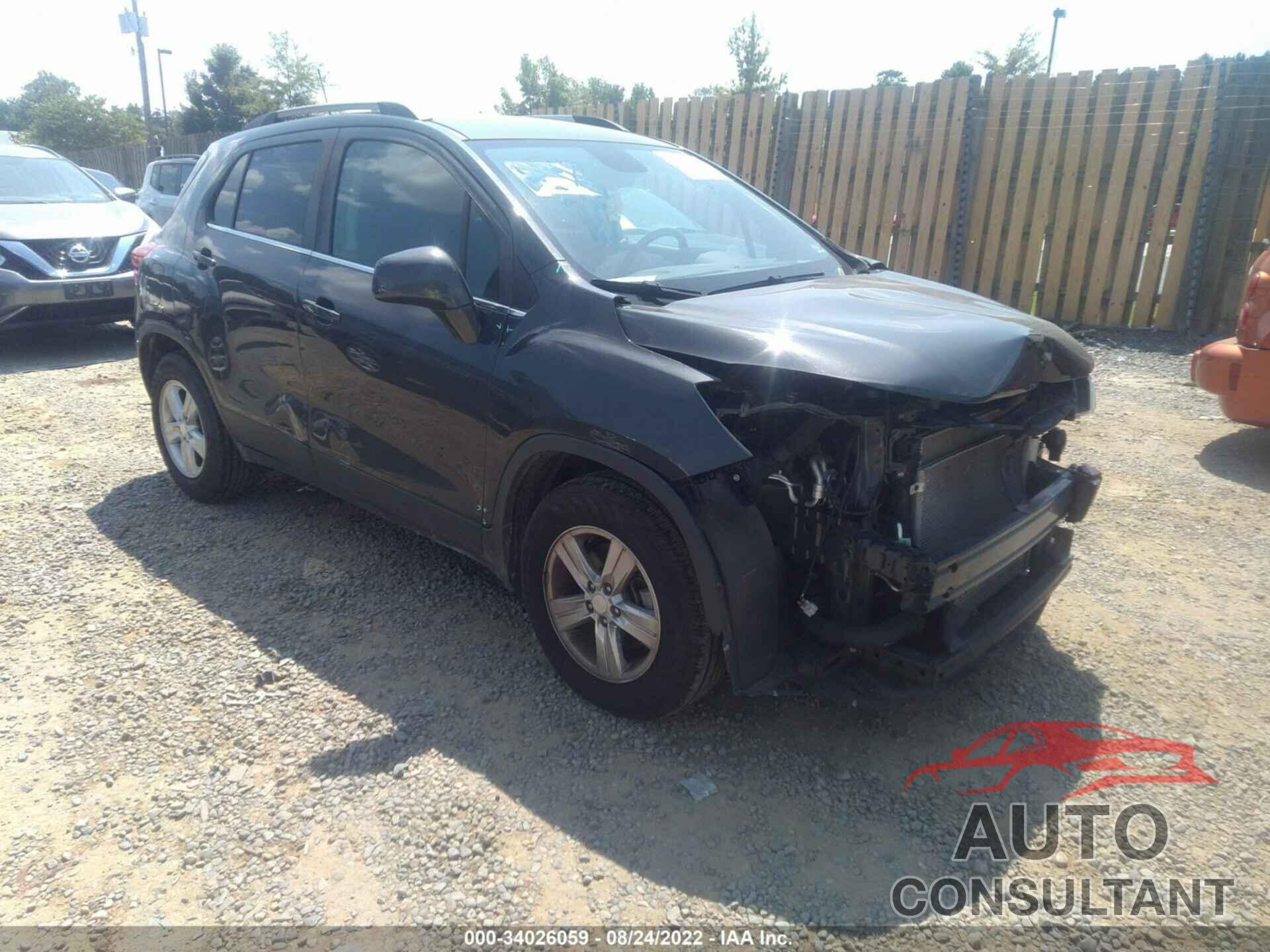 CHEVROLET TRAX 2018 - 3GNCJLSB4JL292399