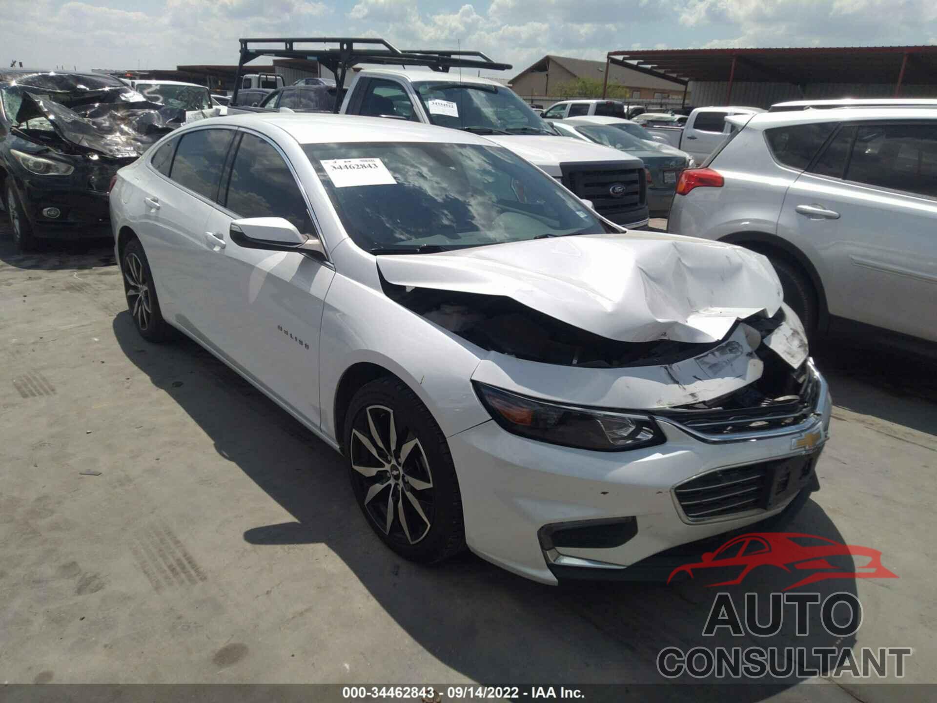 CHEVROLET MALIBU 2017 - 1G1ZE5STXHF284252