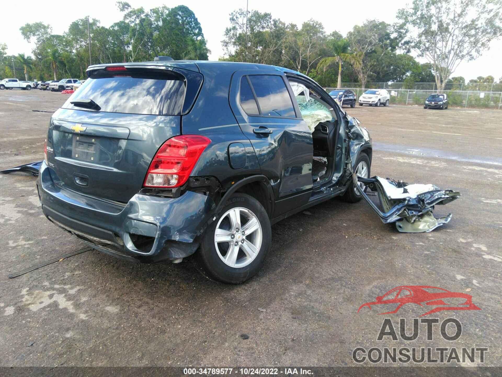 CHEVROLET TRAX 2021 - KL7CJKSB8MB322574