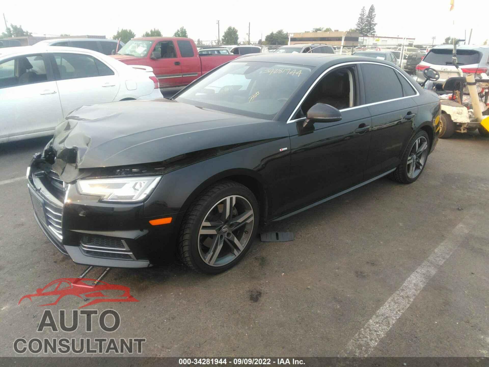 AUDI A4 2018 - WAULMAF44JA030872