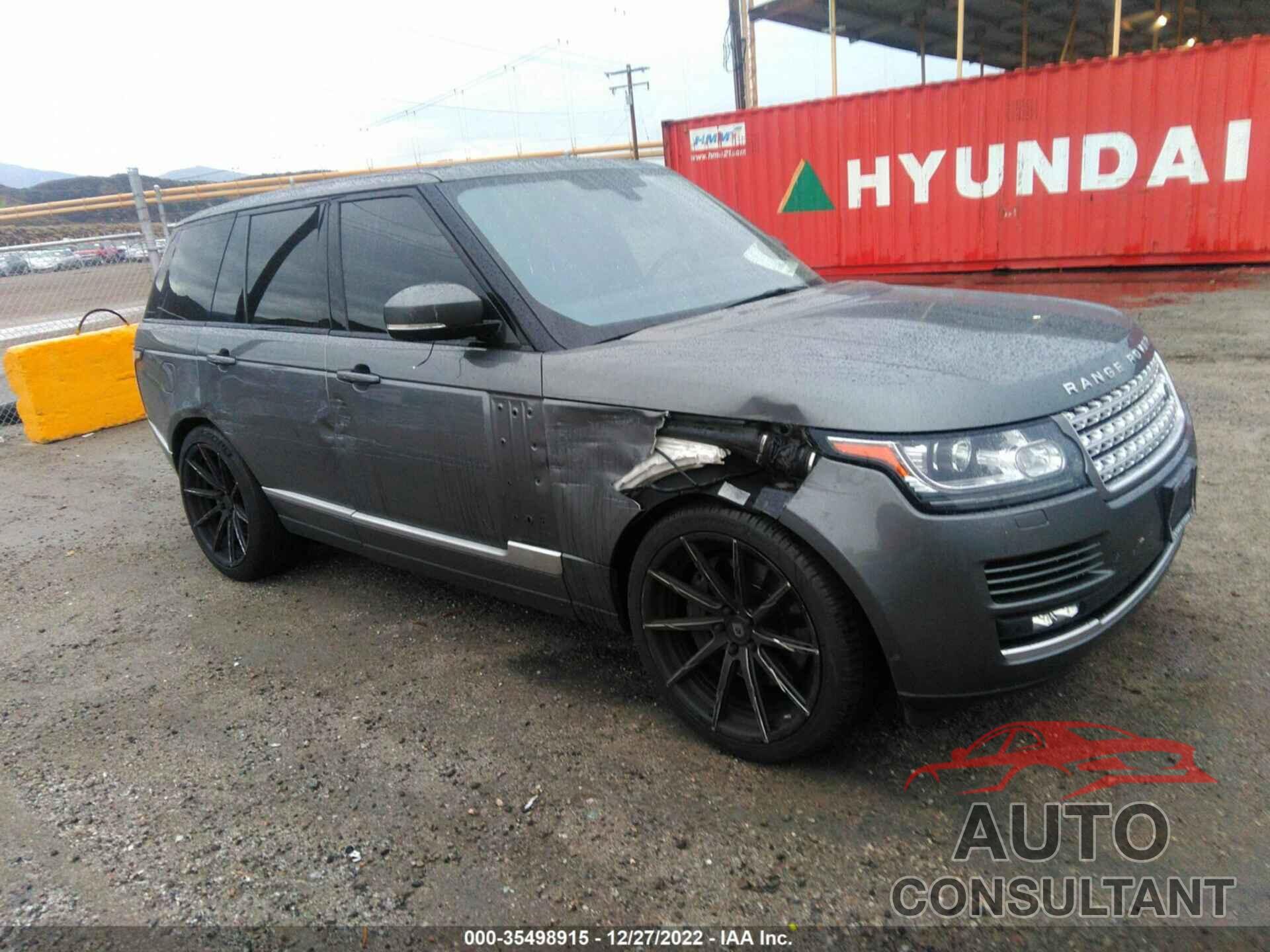 LAND ROVER RANGE ROVER 2016 - SALGS2EF3GA272511