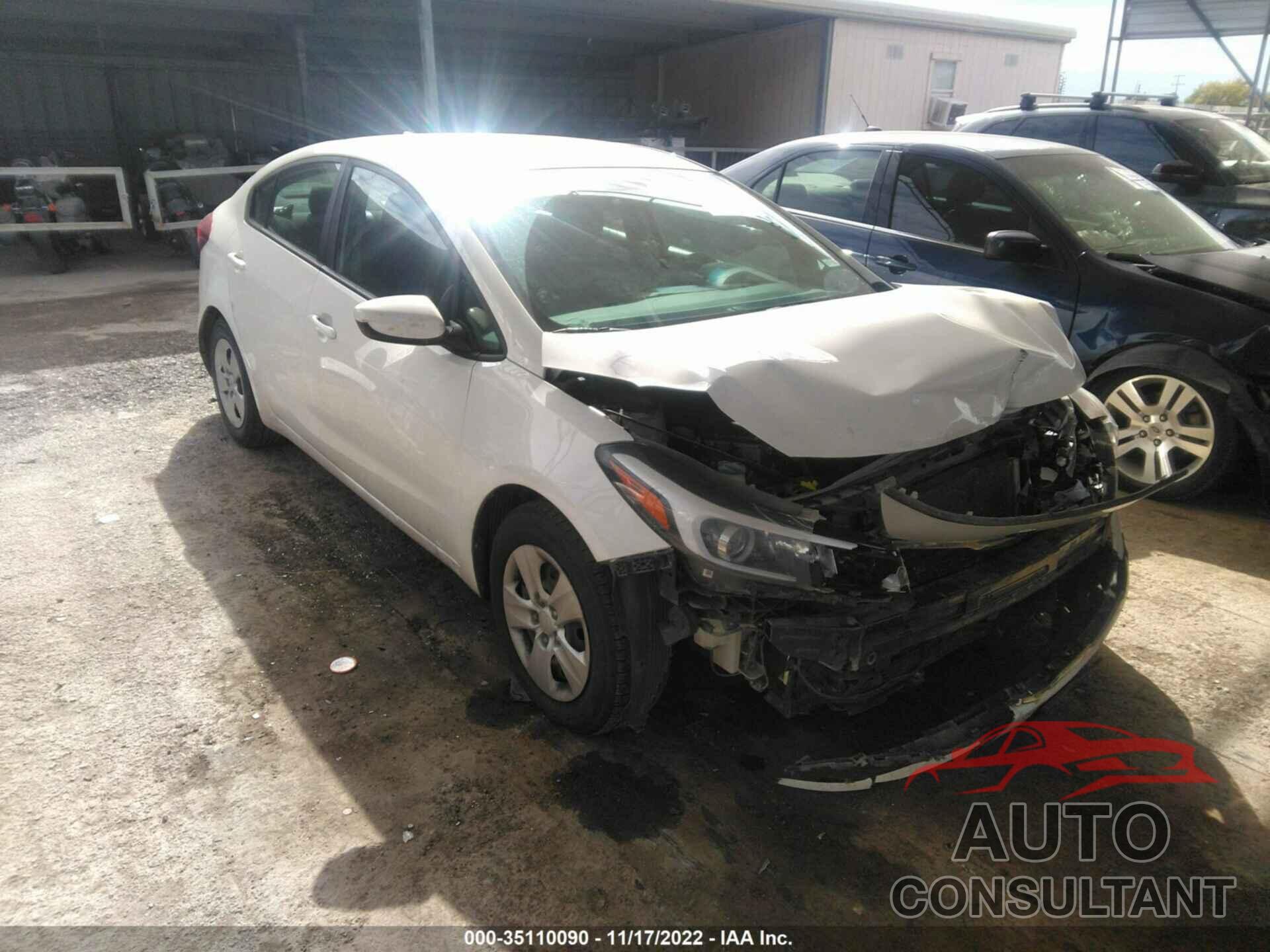 KIA FORTE 2017 - 3KPFK4A78HE067715