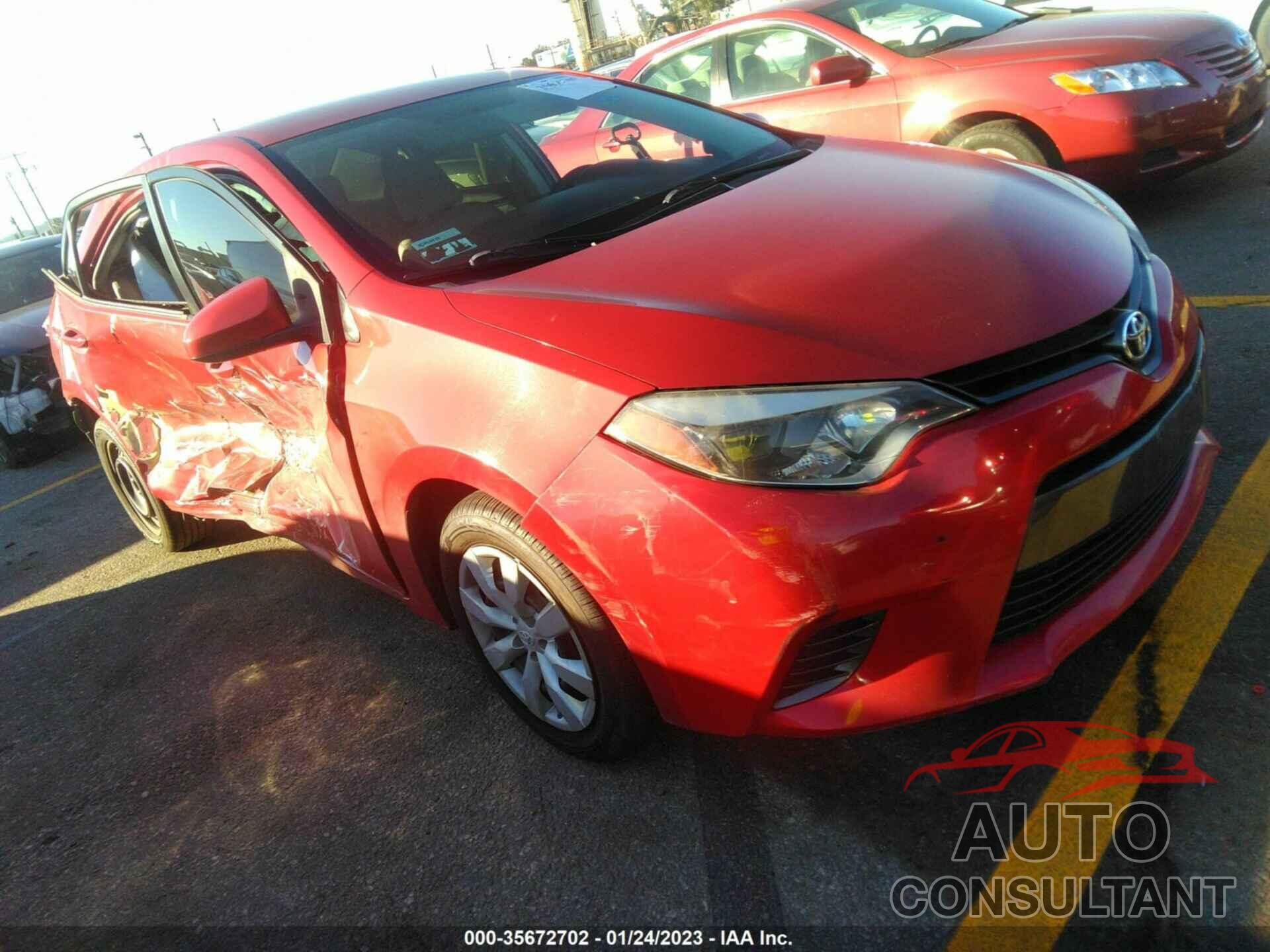 TOYOTA COROLLA 2016 - 5YFBURHE2GP442411