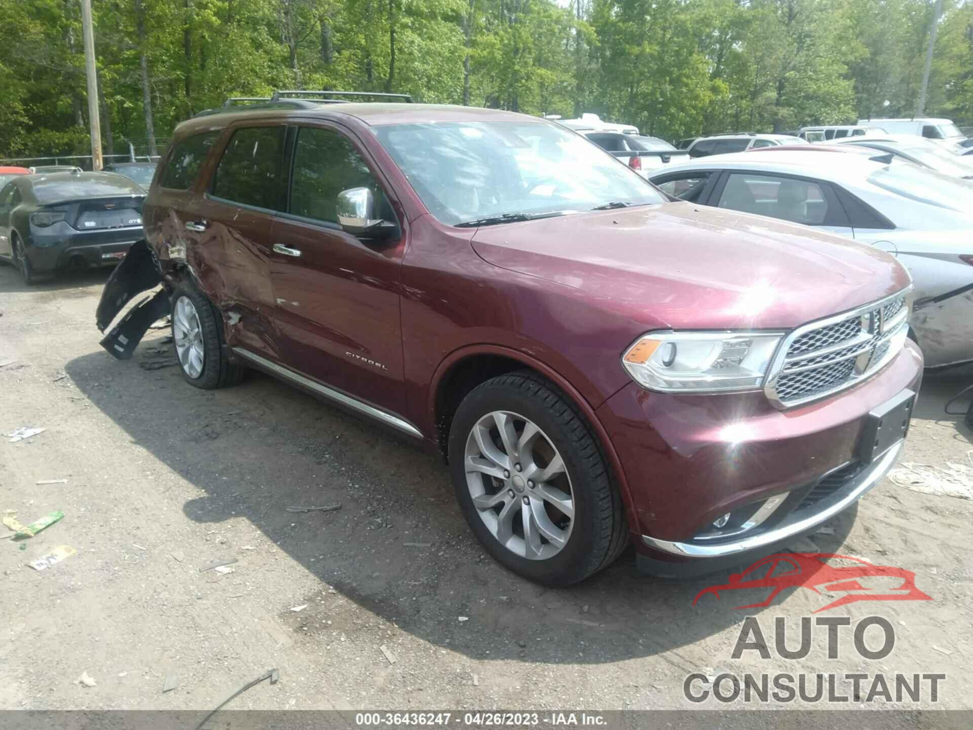 DODGE DURANGO 2017 - 1C4RDJEG9HC748926