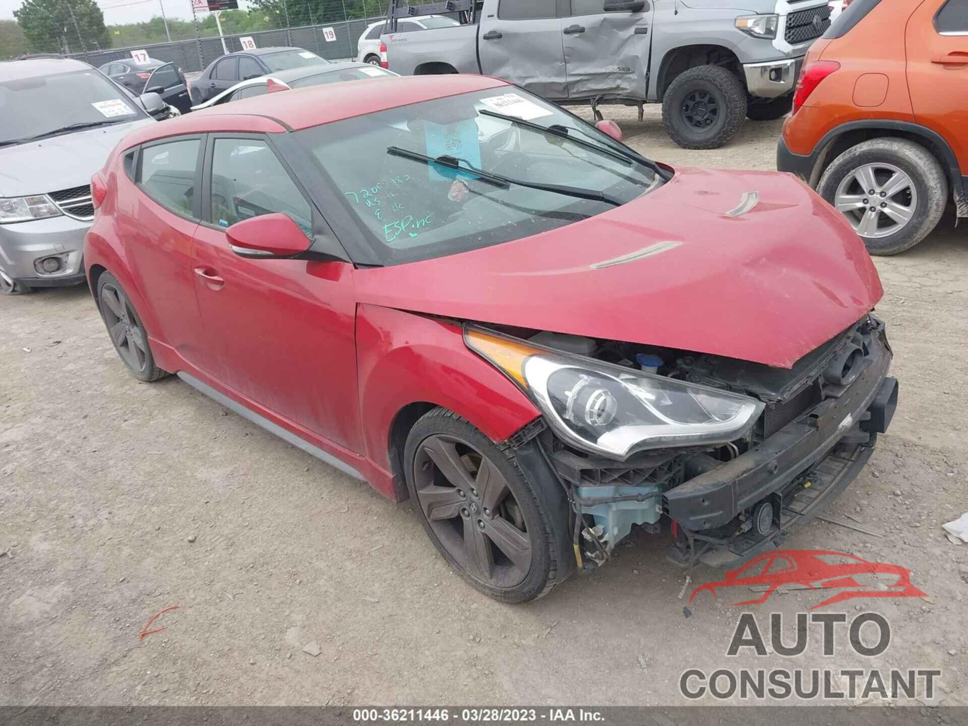 HYUNDAI VELOSTER 2015 - KMHTC6AE9FU229677