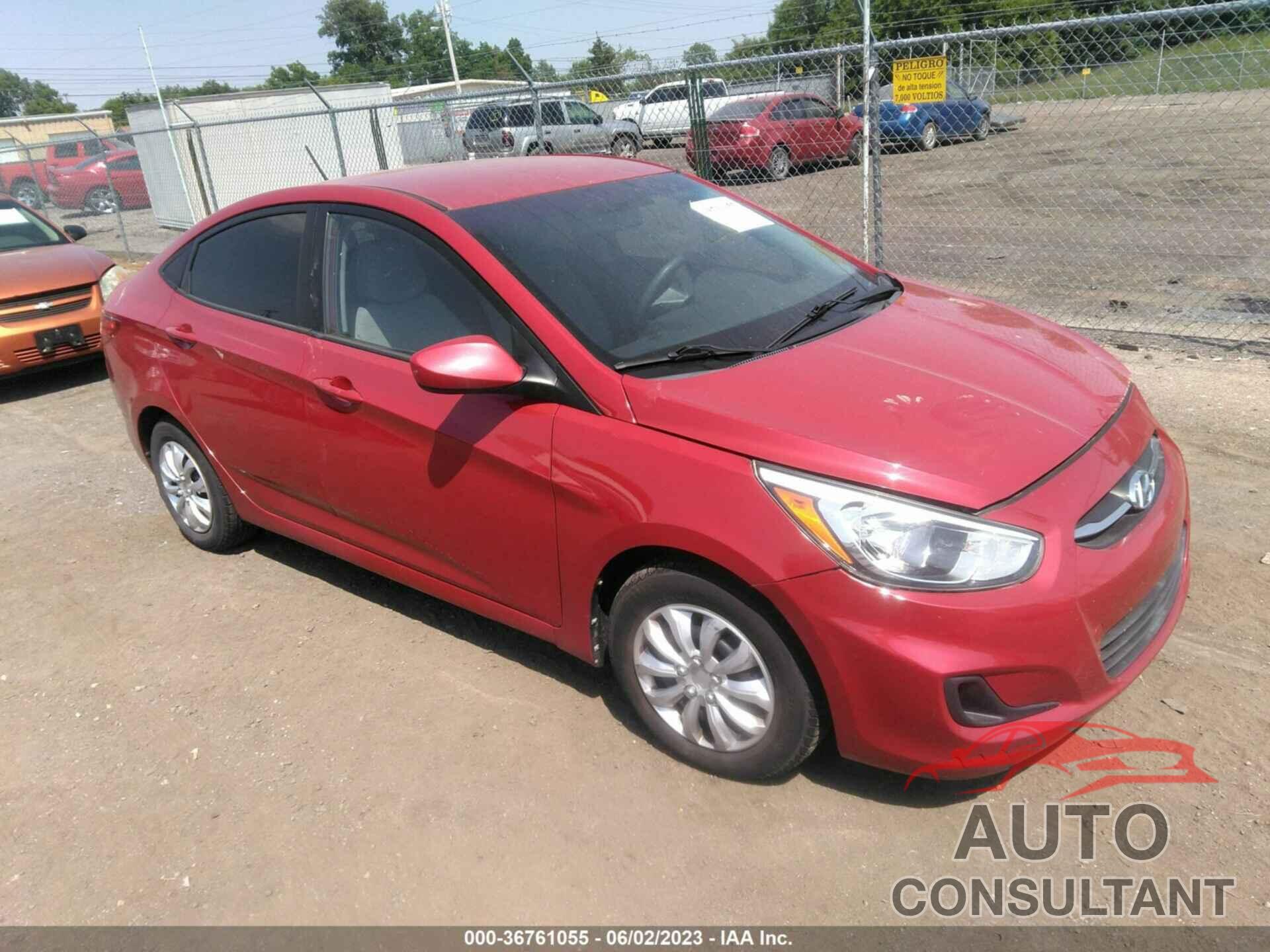 HYUNDAI ACCENT 2016 - KMHCT4AE7GU164284