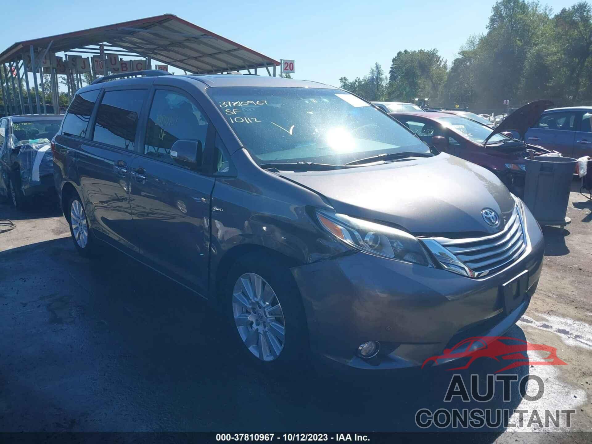 TOYOTA SIENNA 2017 - 5TDDZ3DC6HS166514