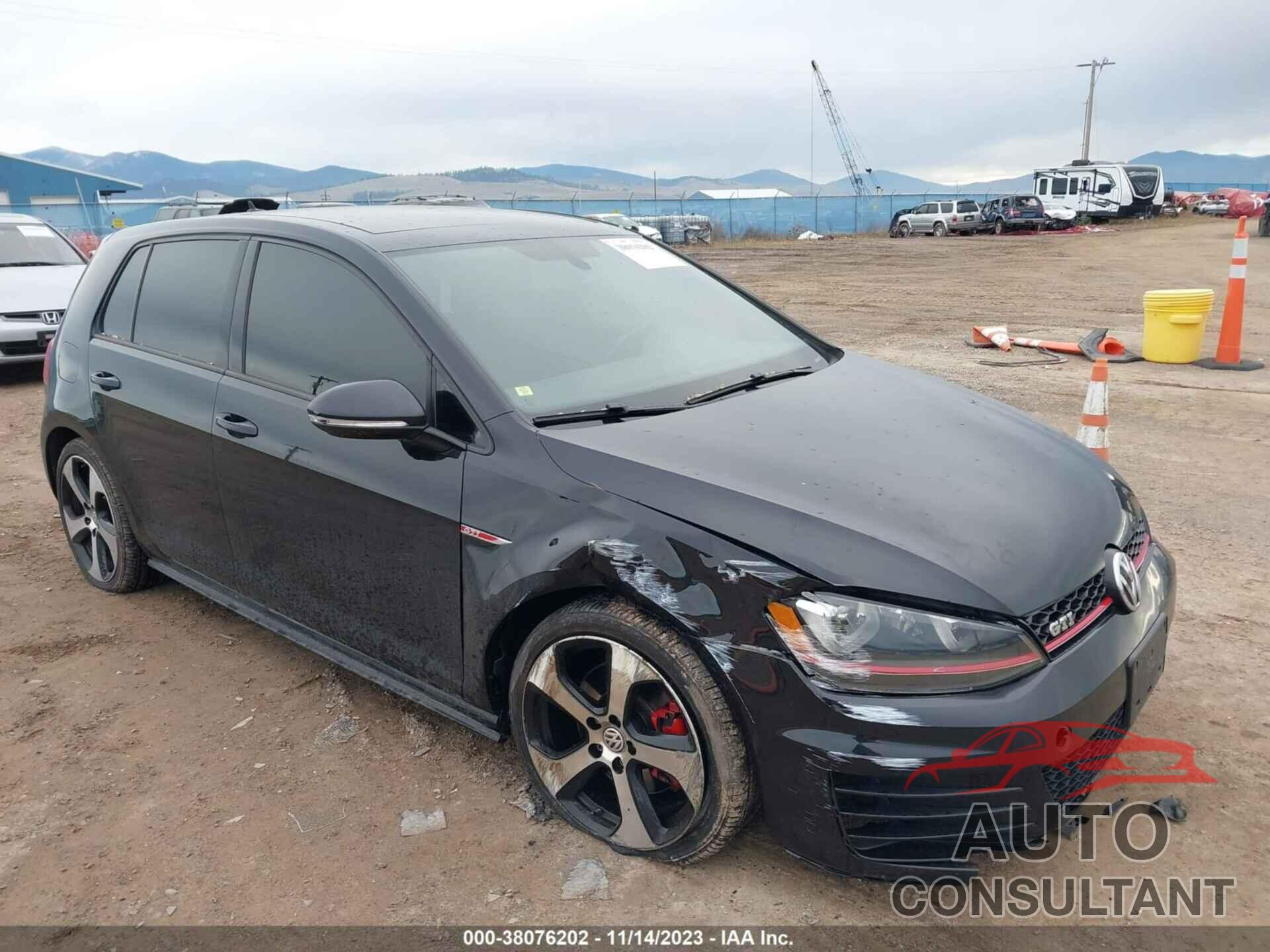 VOLKSWAGEN GOLF GTI 2016 - 3VW4T7AU9GM058809