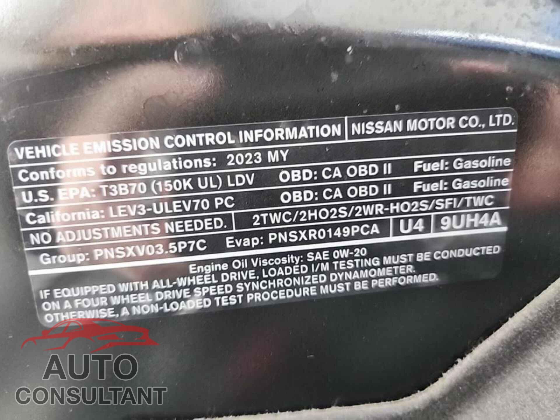 NISSAN MURANO 2023 - 5N1AZ2BS8PC107273