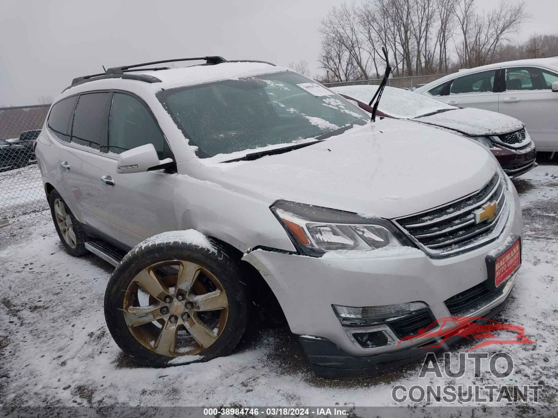 CHEVROLET TRAVERSE 2016 - 1GNKRGKD4GJ326631