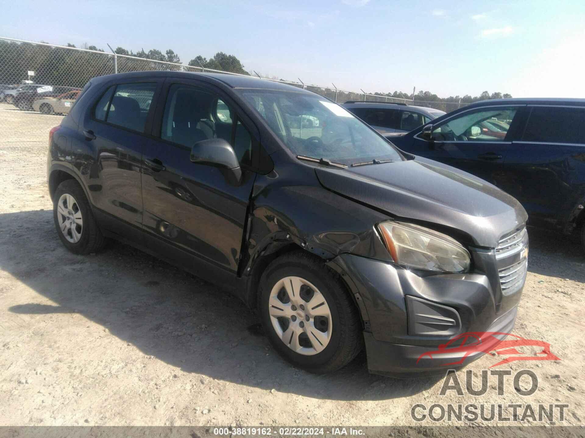 CHEVROLET TRAX 2016 - 3GNCJKSB7GL234838